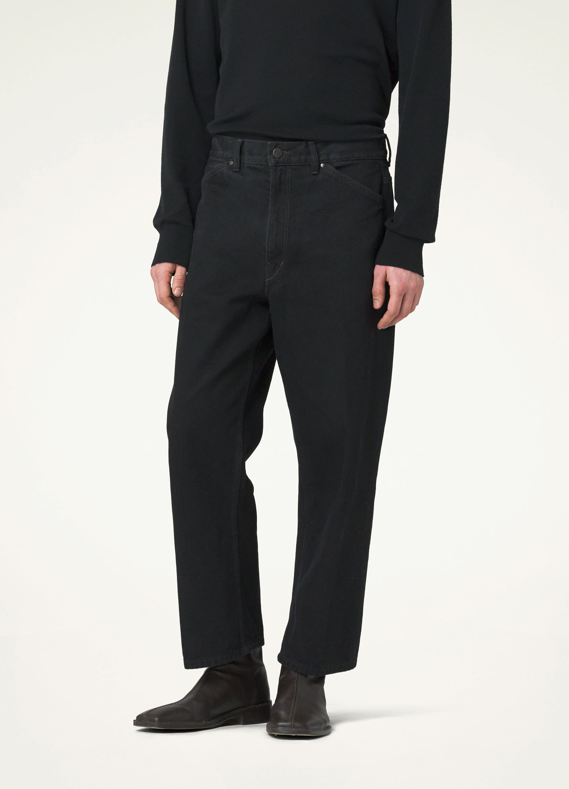 CURVED 5 POCKET PANTS - 3