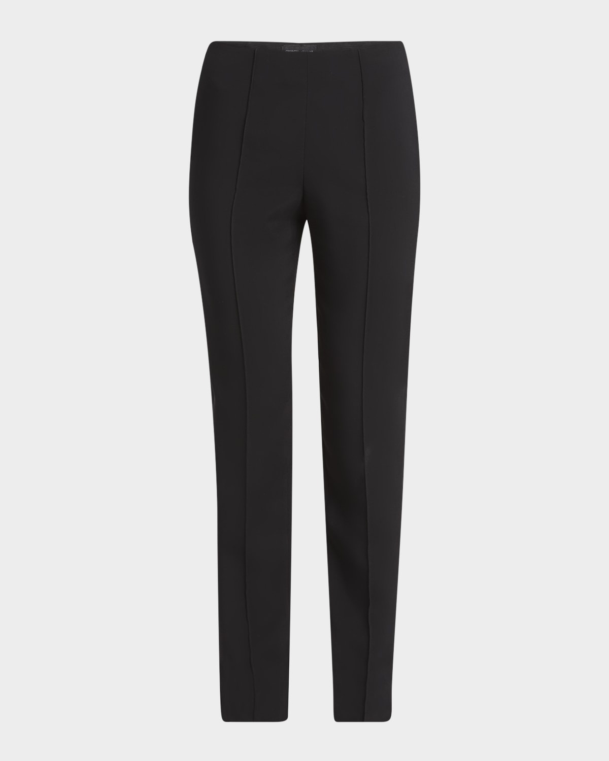 Pintuck Slim-Leg Cady Trousers - 1