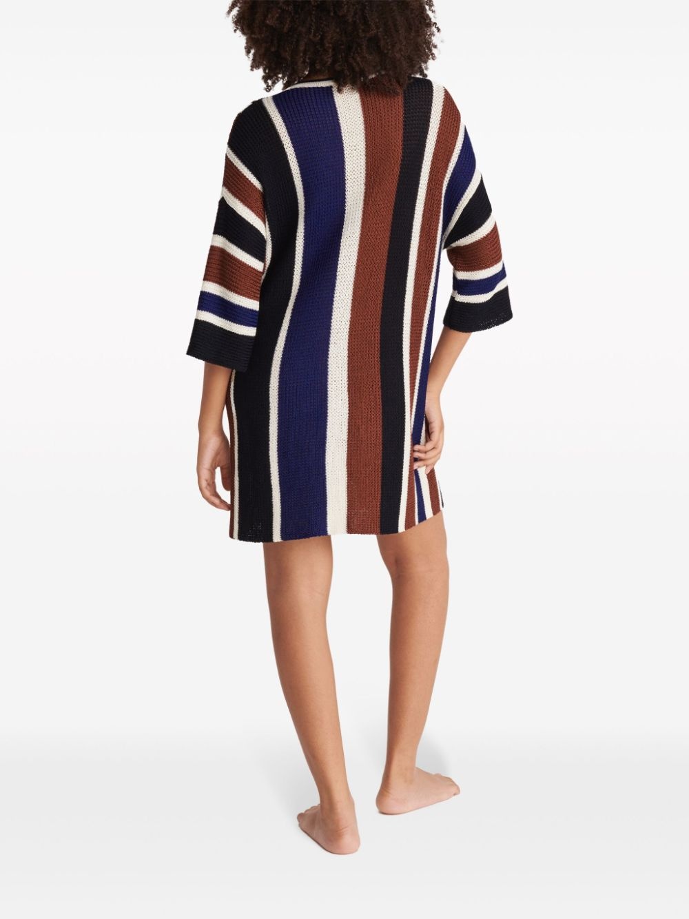 Diego striped knitted minidress - 3