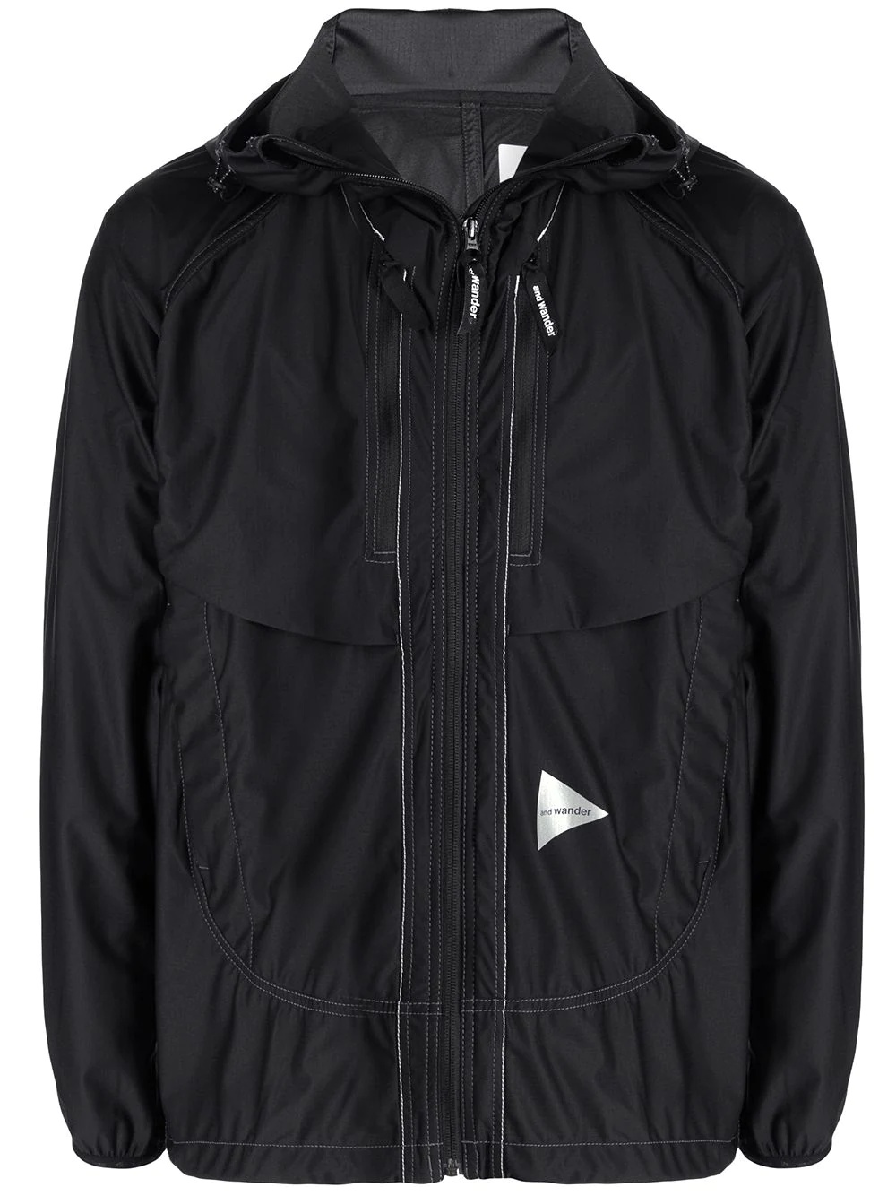 Raschel hooded ripstop jacket - 1