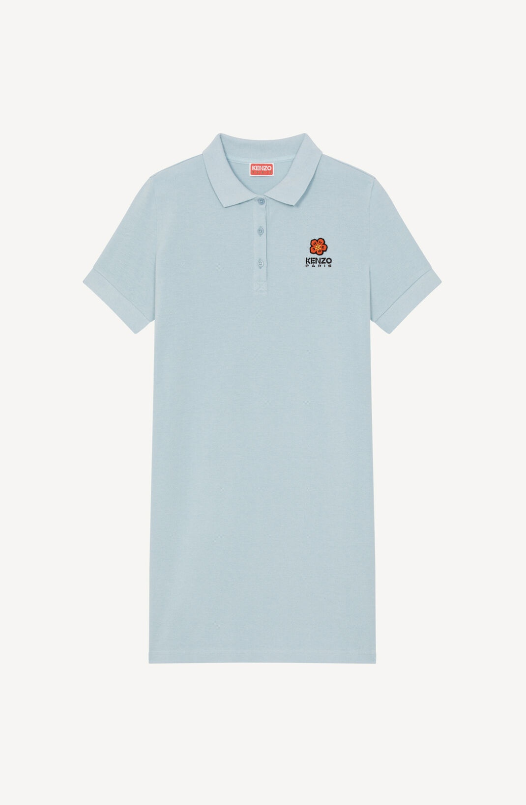 'BOKE FLOWER' crest polo dress - 6