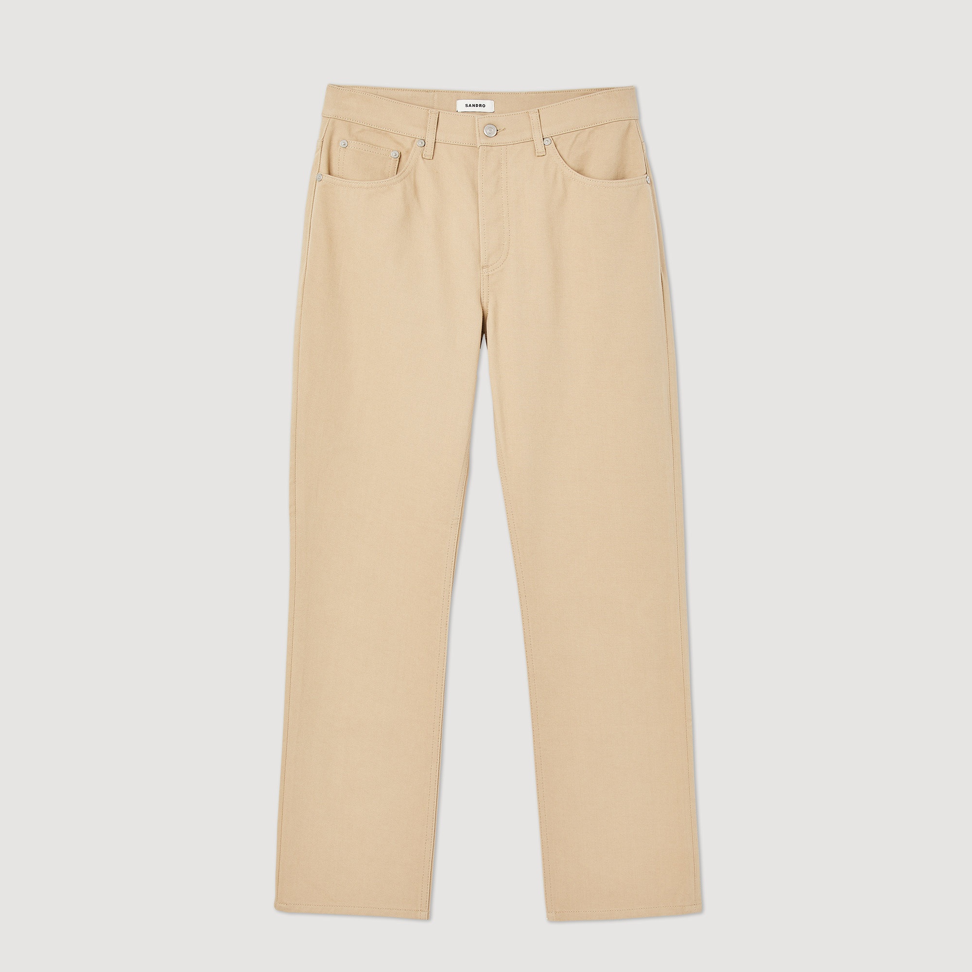 Straight cotton jeans - 1