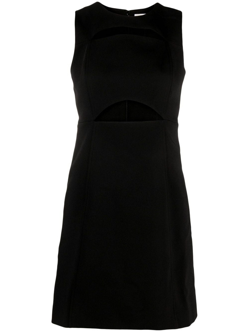 cut-out sleeveless shift dress 1