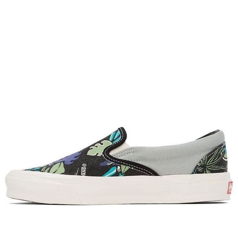 Vans OG Classic Slip-On LX 'Parrot Hawaiian - Black' VN0A45JK4KX - 1