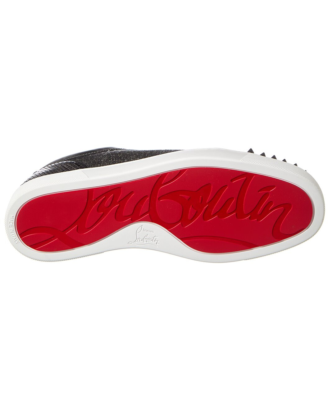 Christian Louboutin Louis Junior Orlato Linen & Leather Sneaker - 4
