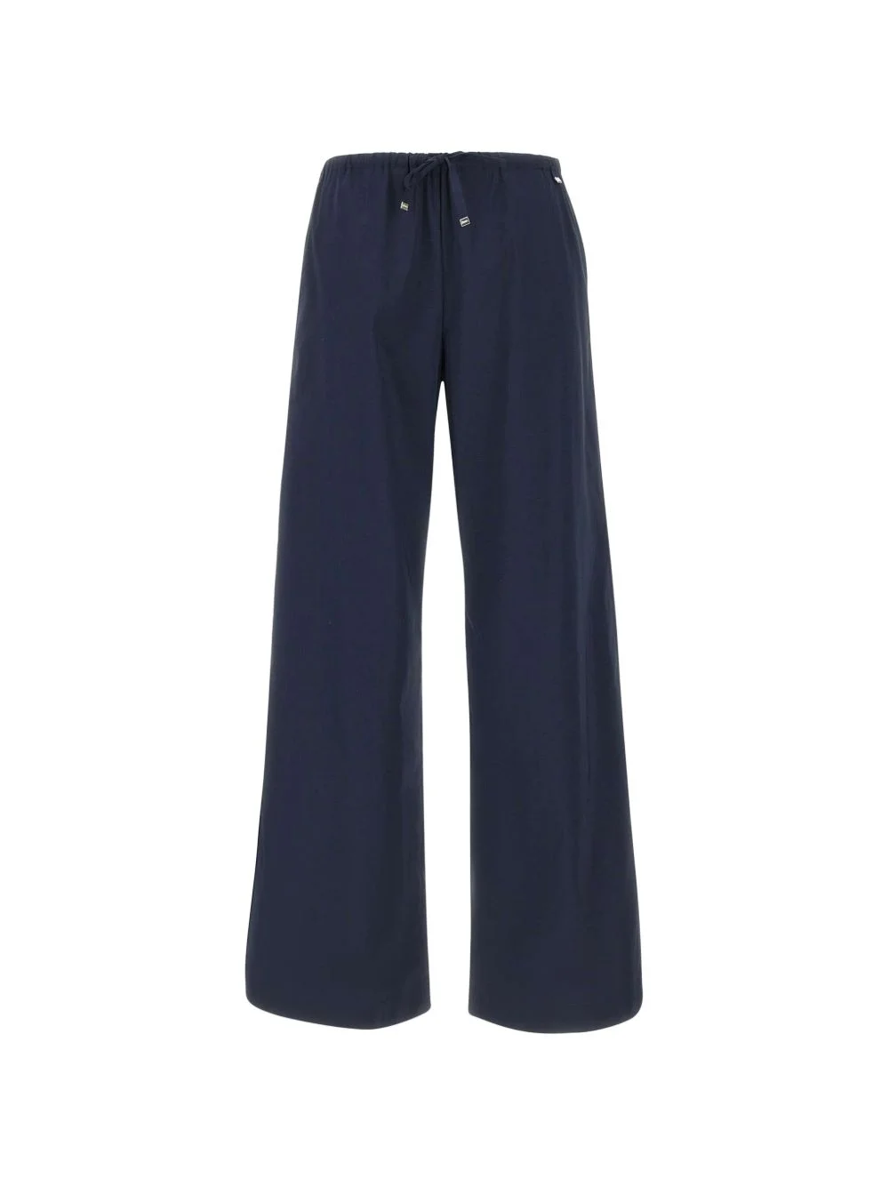 elasticated wide-leg trousers - 1