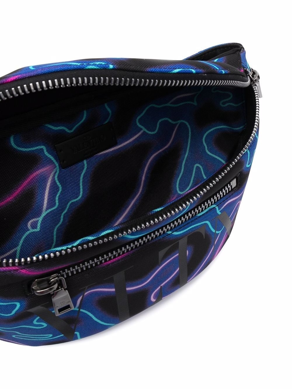 Neon Camou-print belt bag - 5