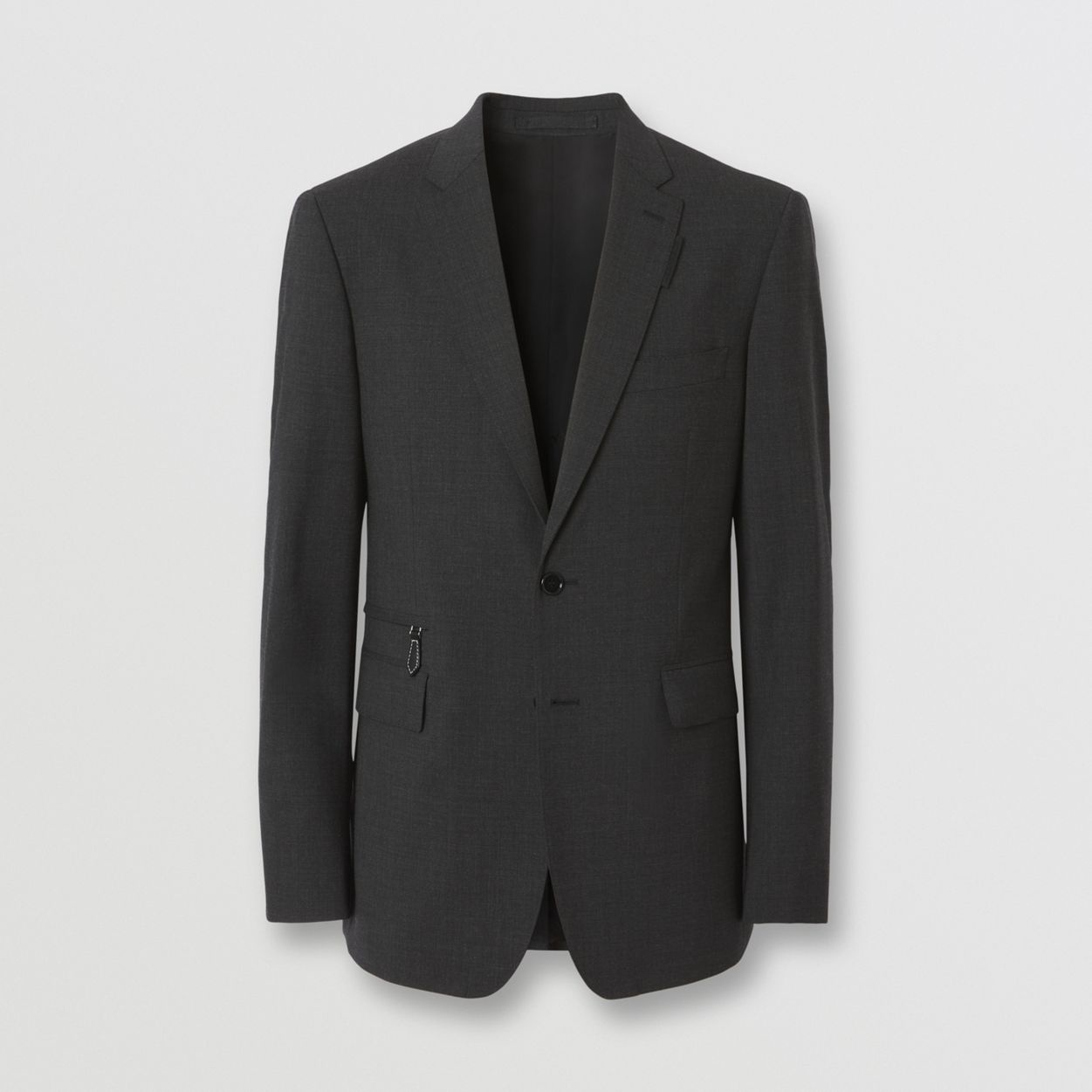 Pocket Detail Stretch Wool Tailored Jacket - 1