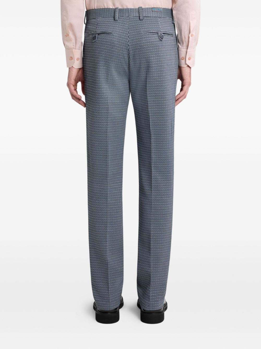 checked tailored trousers - 3
