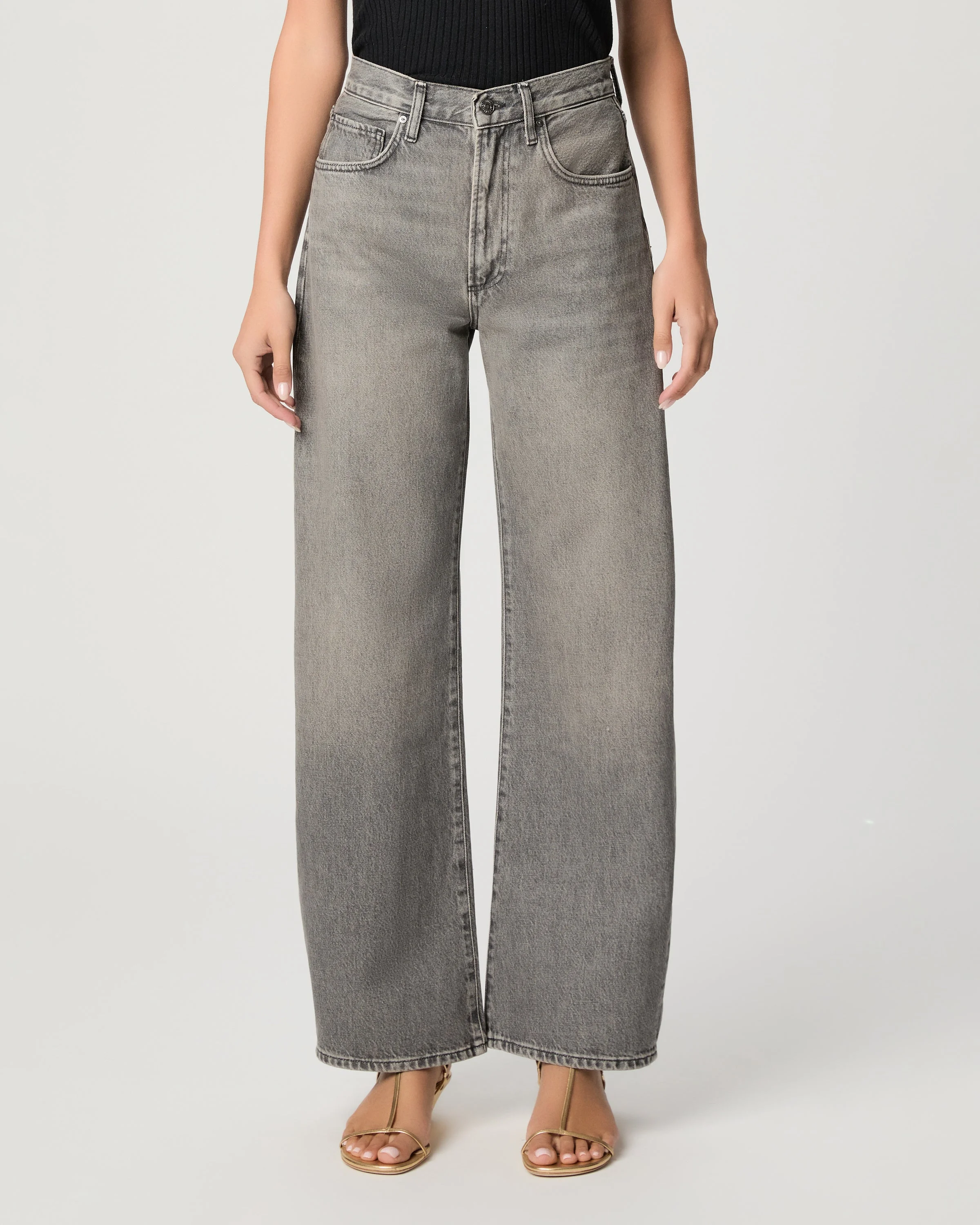 Arellia 32" Barrel Leg Jean - 1
