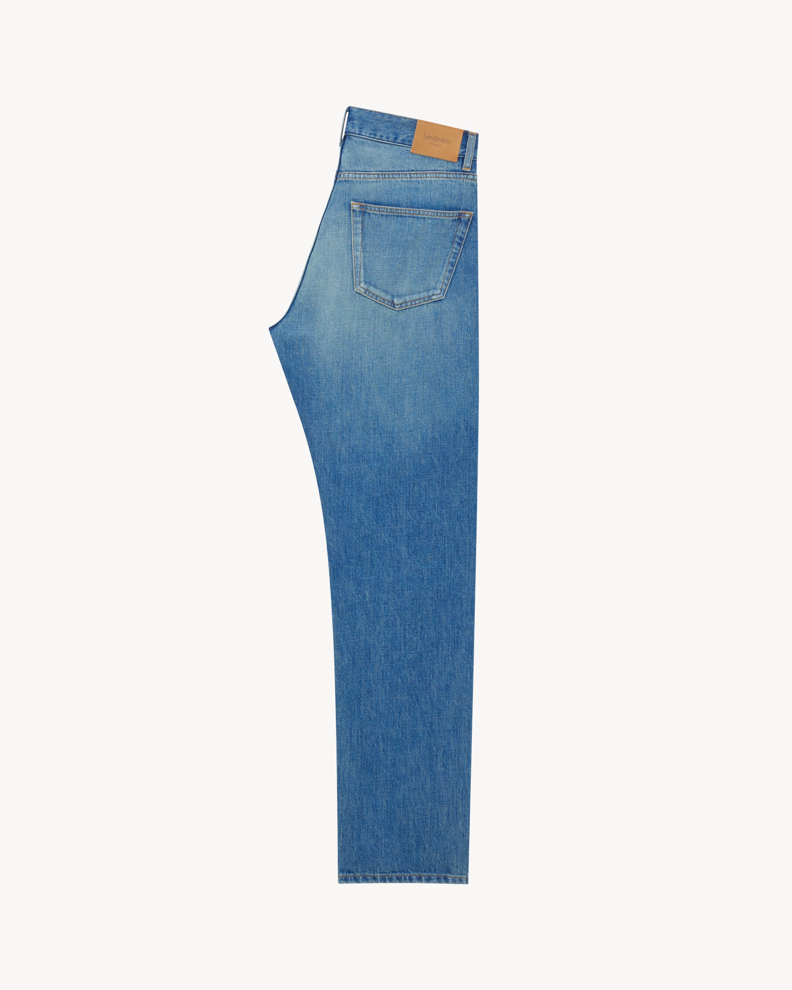 MICK LONG JEANS IN NORWEGIAN BLUE DENIM - 2