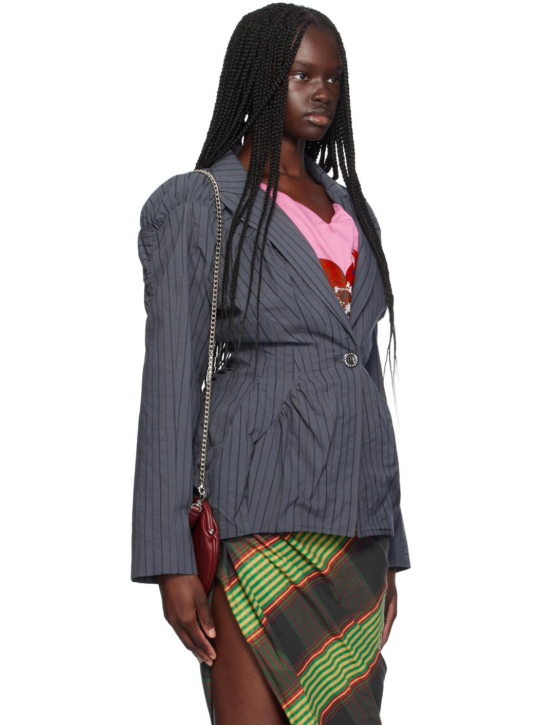 Gray Cloud Blazer - 2