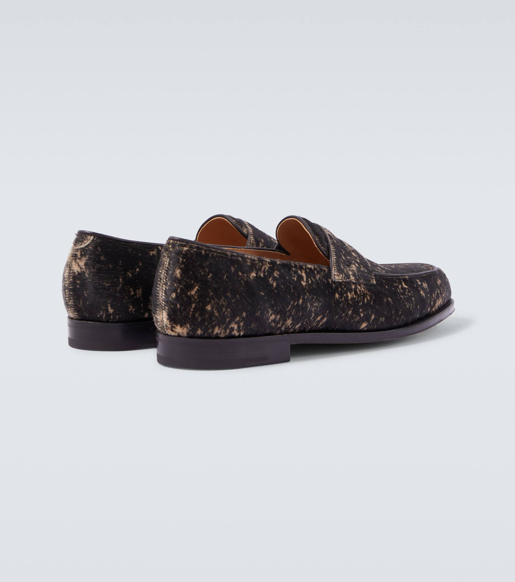 Lopez calf hair penny loafers - 6