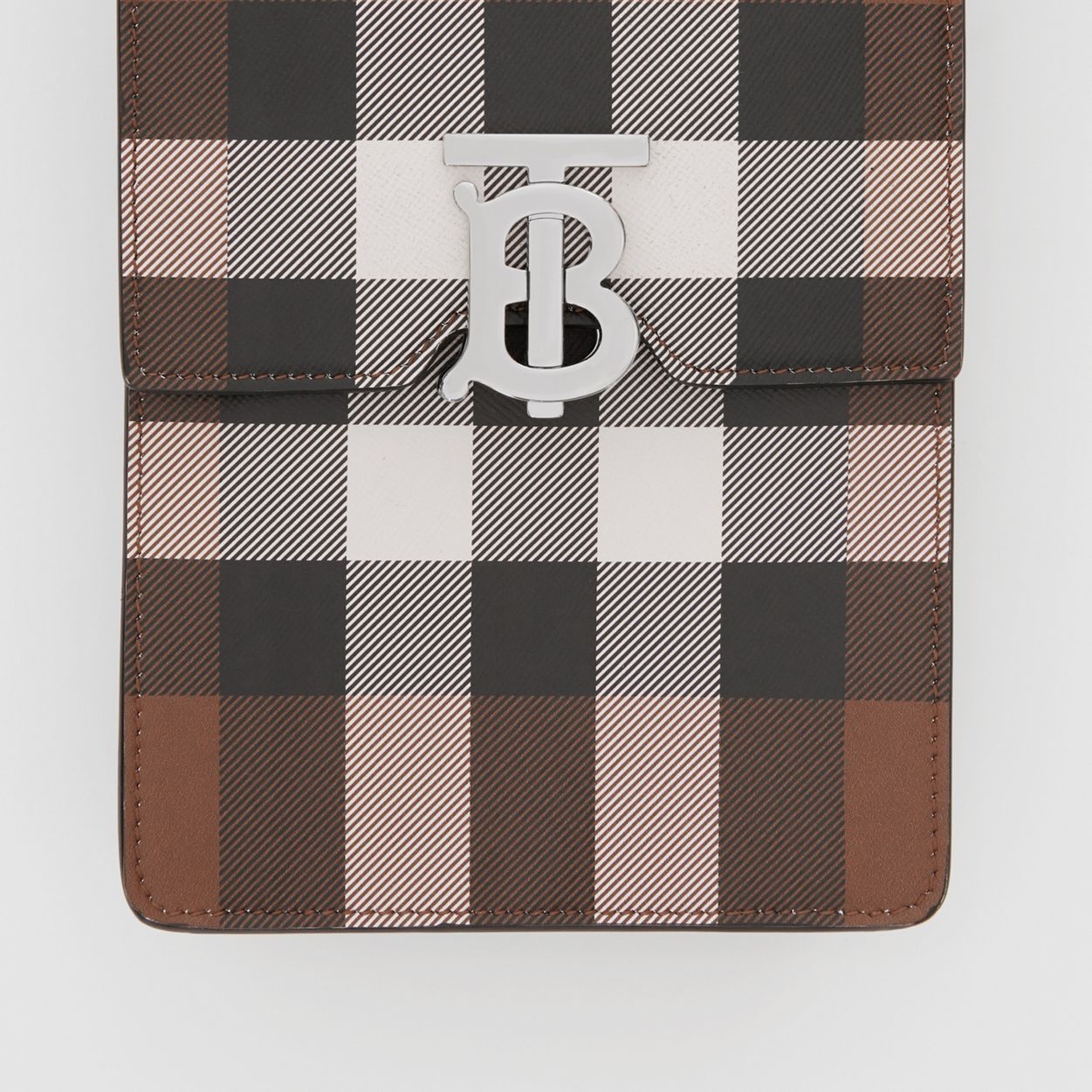 Check Print Leather Robin Bag - 12