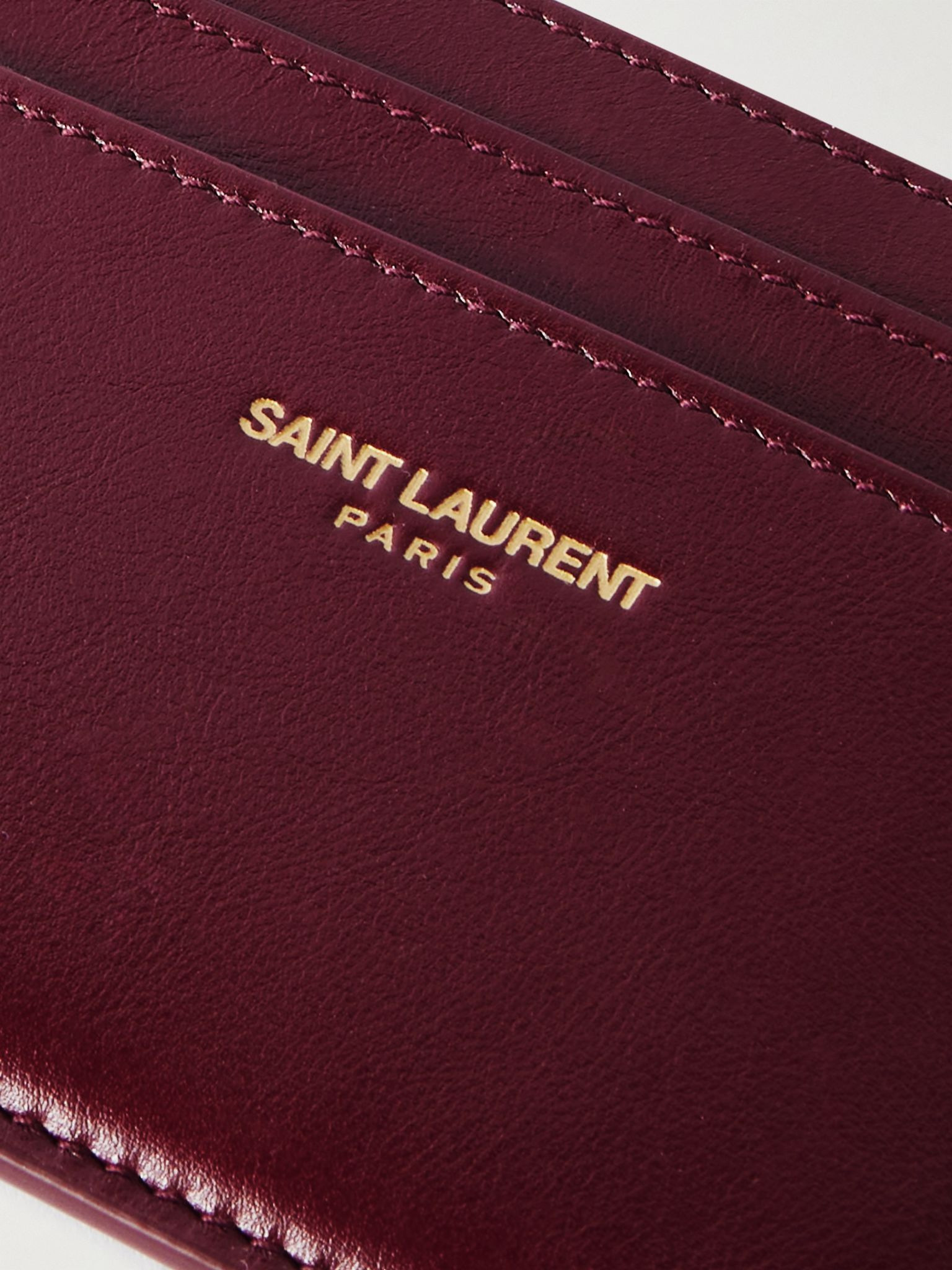 Paris leather cardholder Red - 3