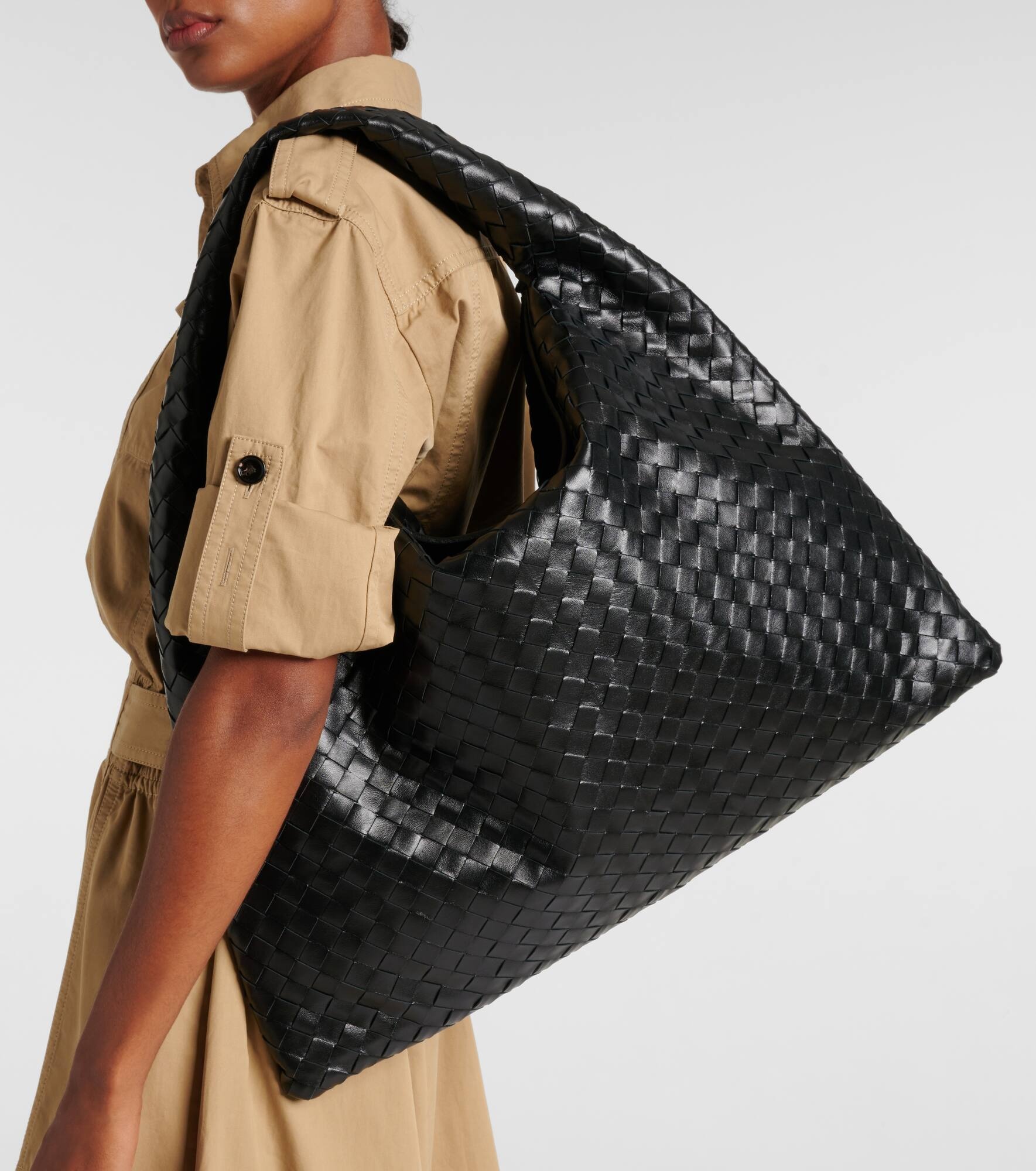 Hop Large leather tote bag - 2