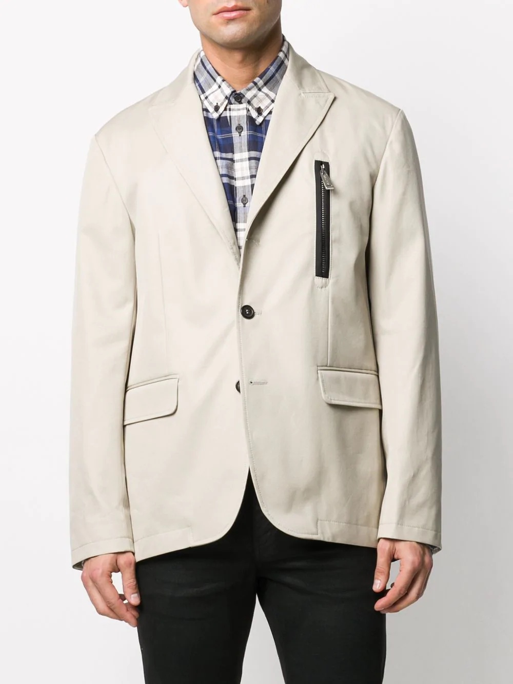 deconstructed blazer jacket - 4