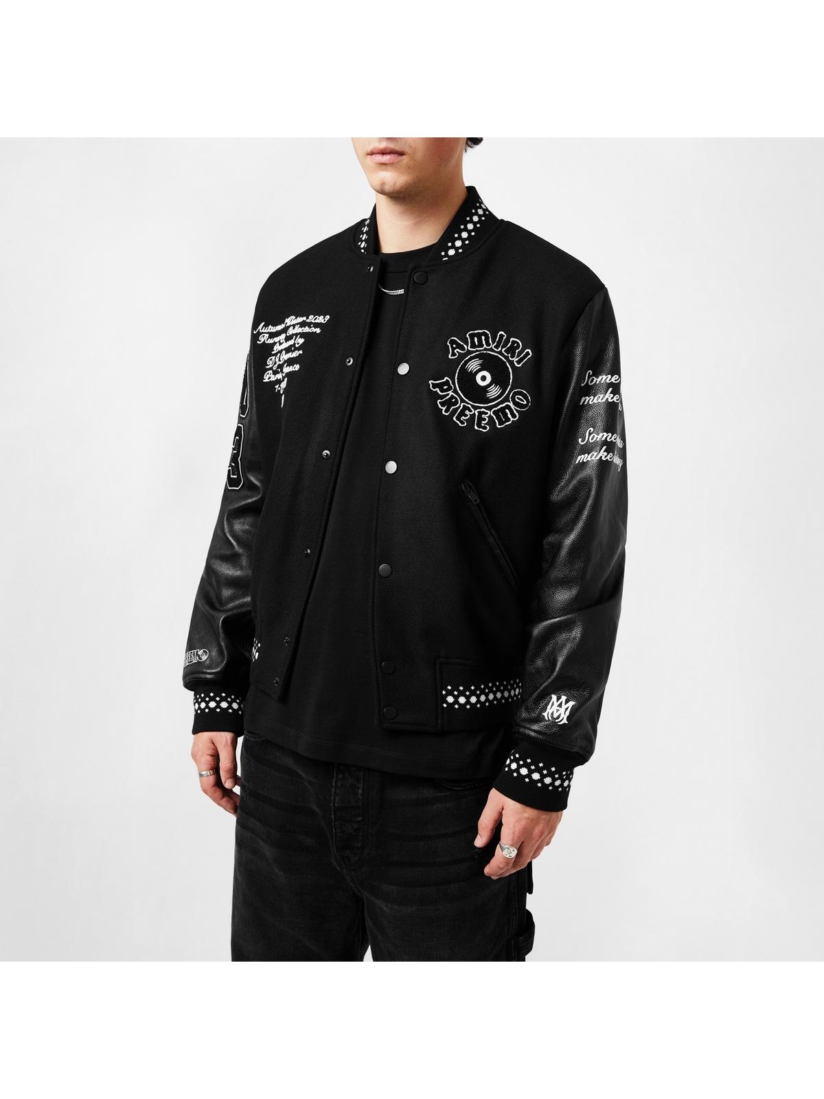 ジャケット AMIRI PF22WJF012 HWE 1 Jackets Black AMIRI - Nylon windbreaker-jacket black - The Corner