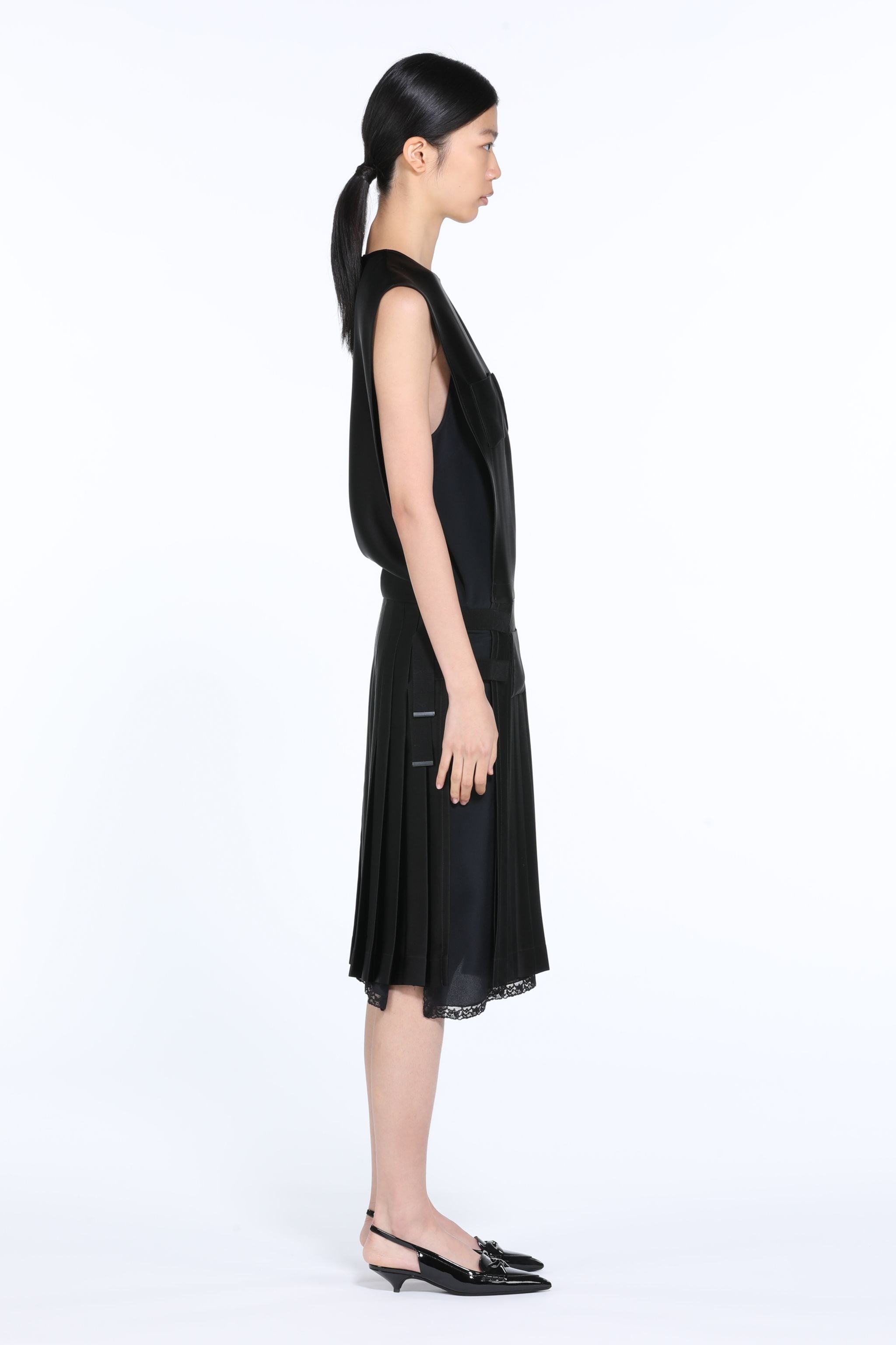 PLEATED MIDI DRESS - 3