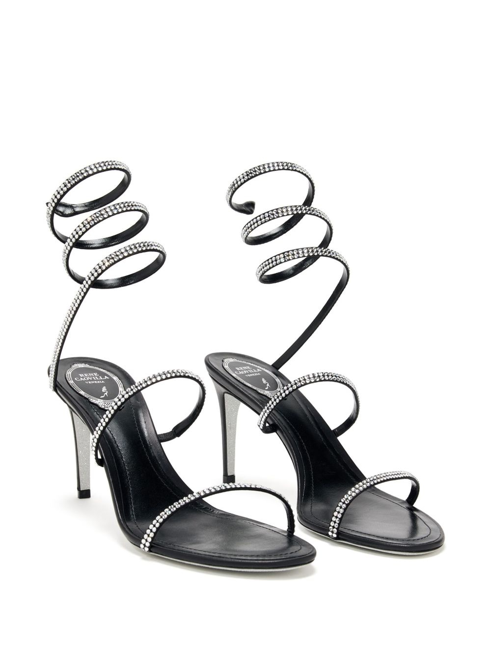 105mm crystal-embellished sandals - 4
