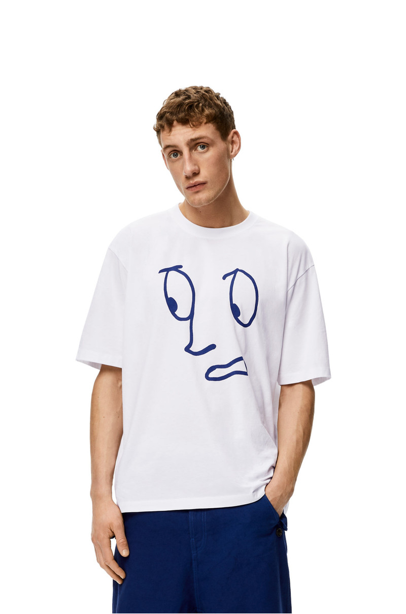 Face print T-shirt in organic cotton 3