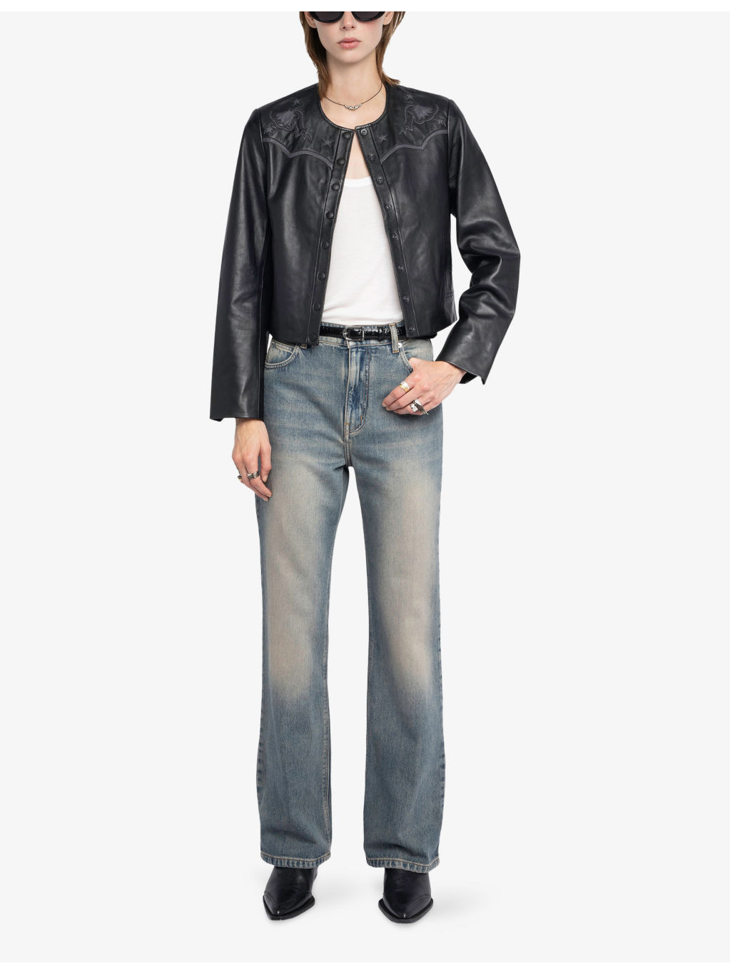 Evy Regular-Fit High-Rise Denim Jeans - 2