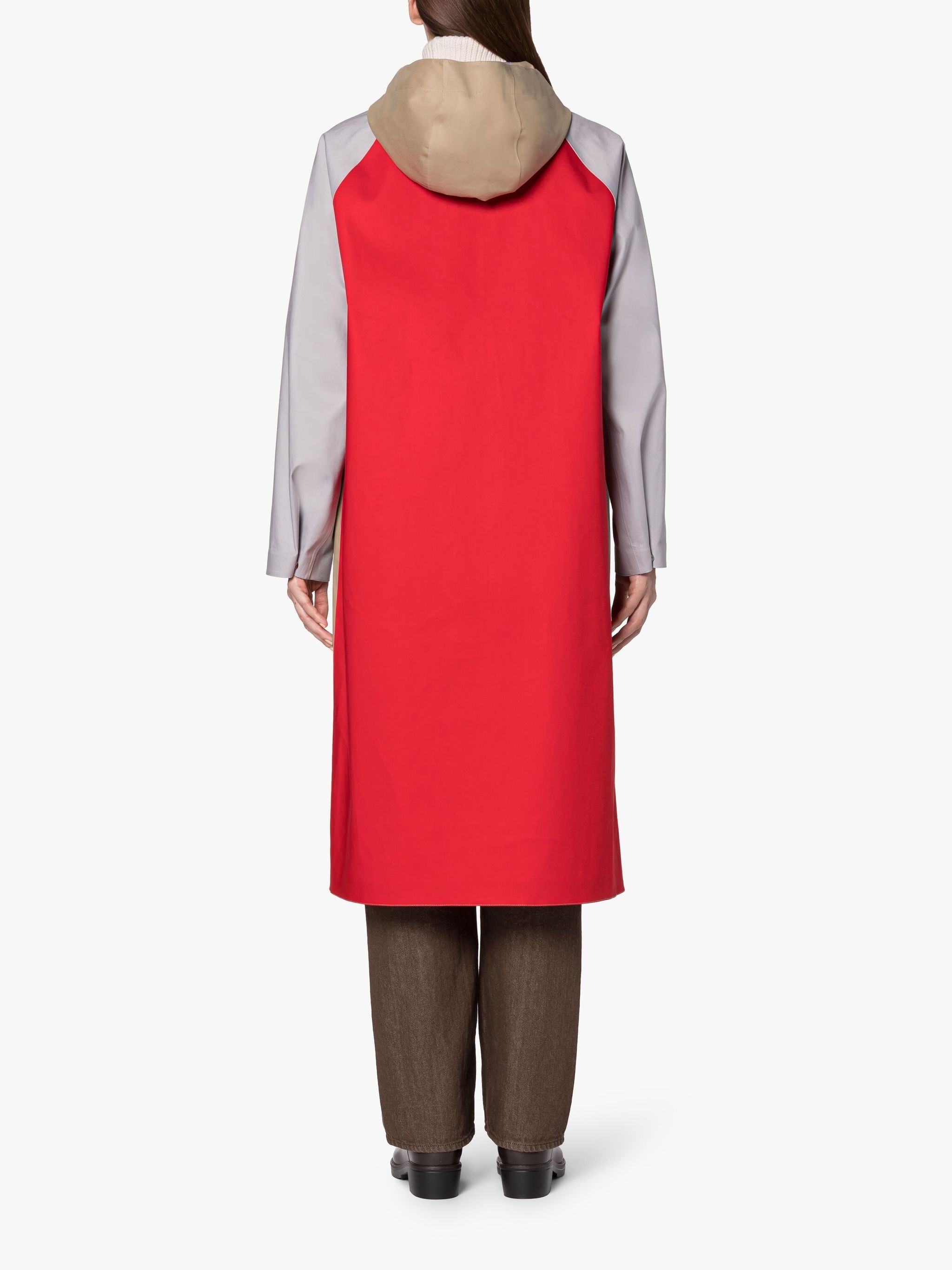 ORLA FAWN BONDED COTTON HOODED COAT - 4
