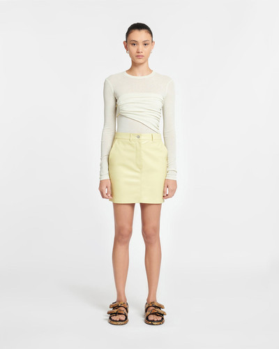 Nanushka Okobor™ Alt-Leather Mini Skirt outlook