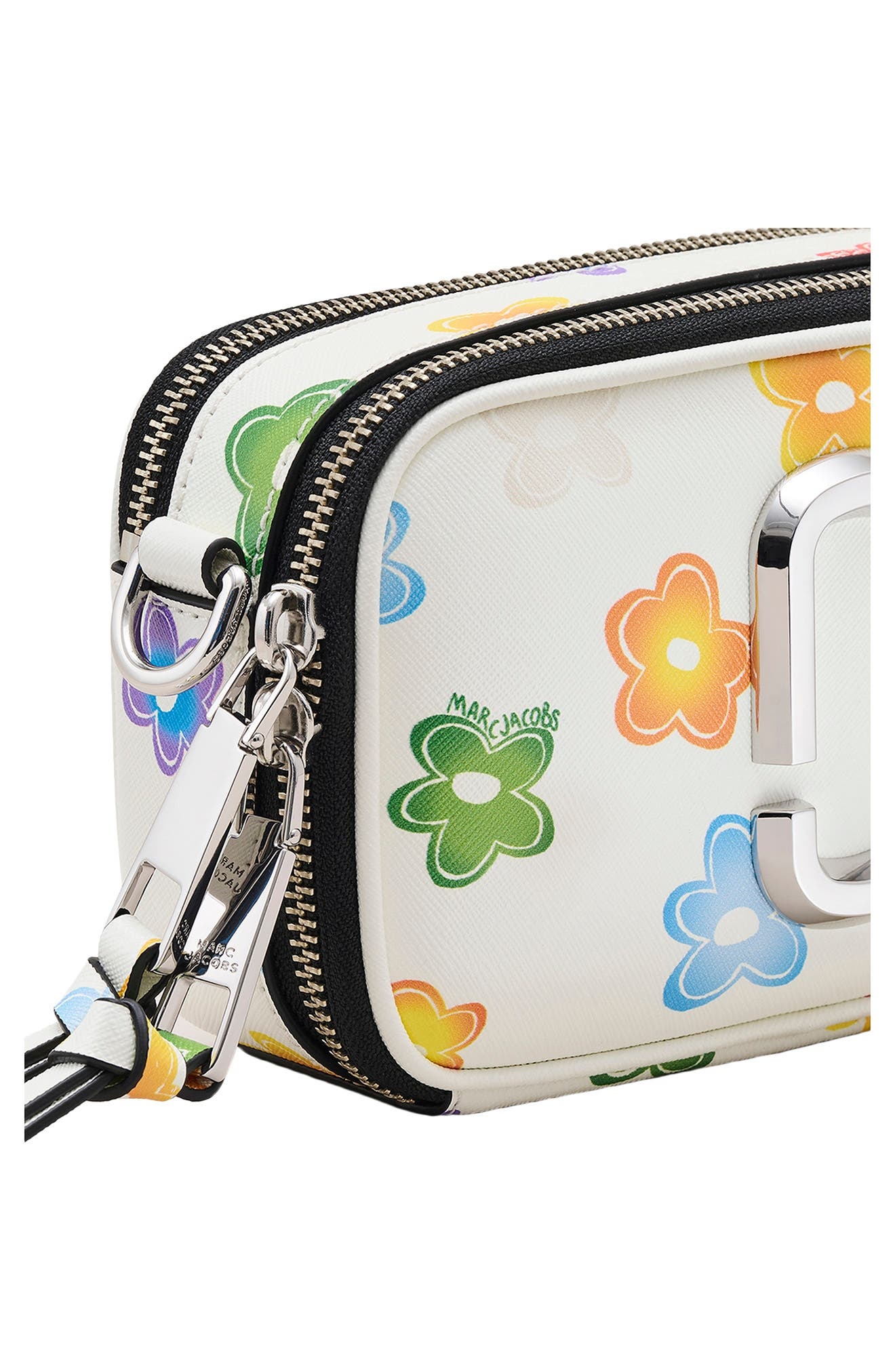 Marc Jacobs The Wild Daisy Snapshot Bag in White Multi at Nordstrom - 7