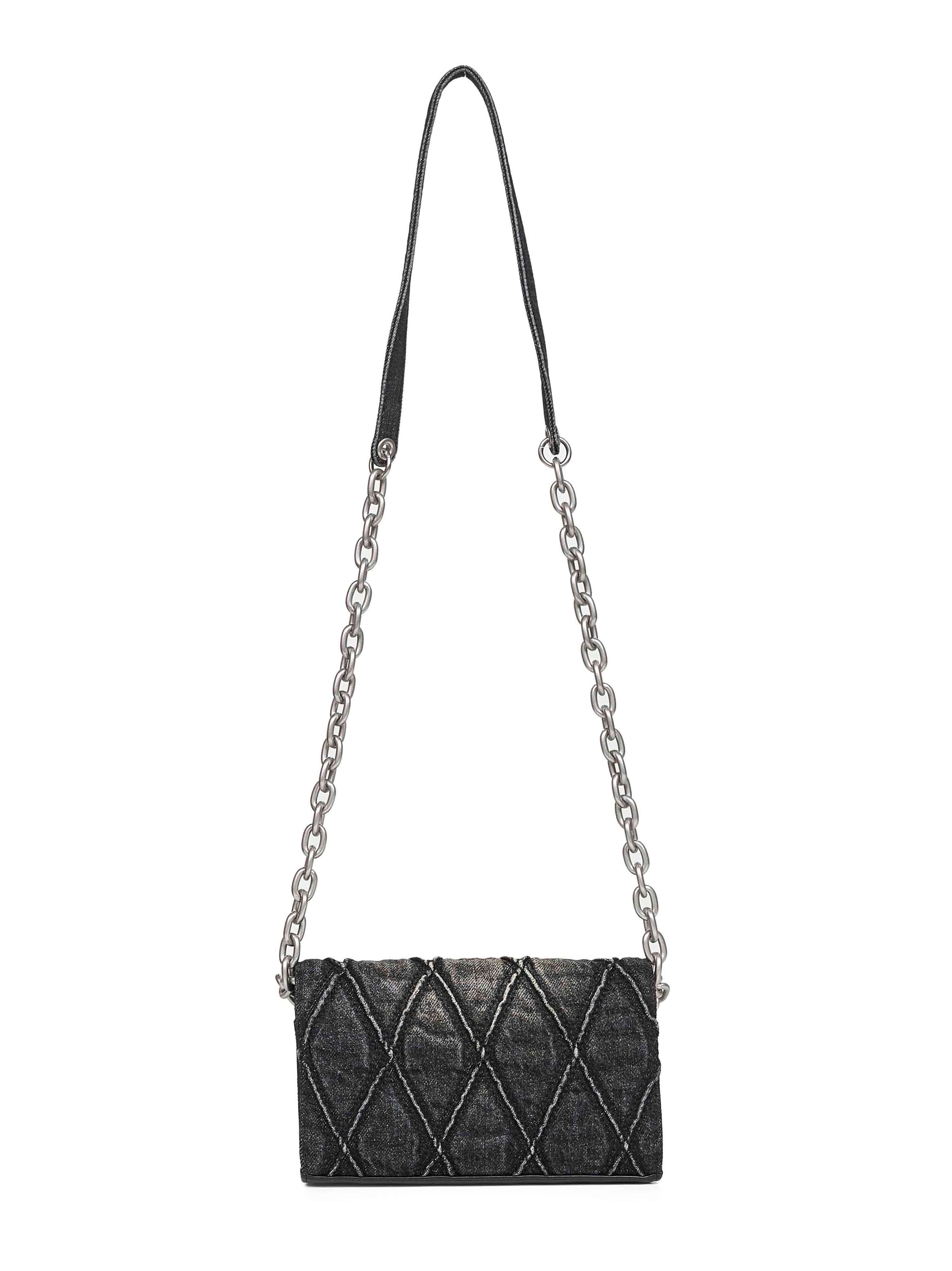 Black Charm-D Wallet Strap wallet on chain - 3