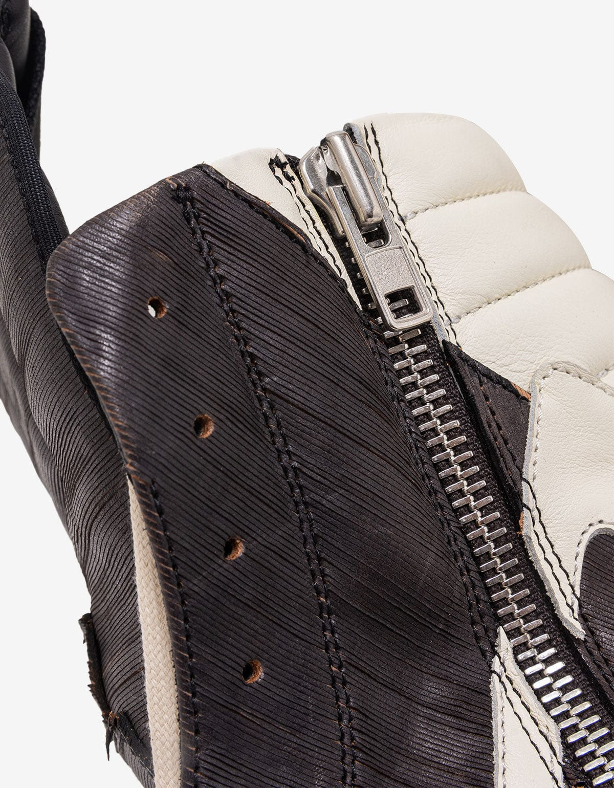 Rick Owens Geobasket Laser-Cut Leather High Top Trainers - AW15 - 11