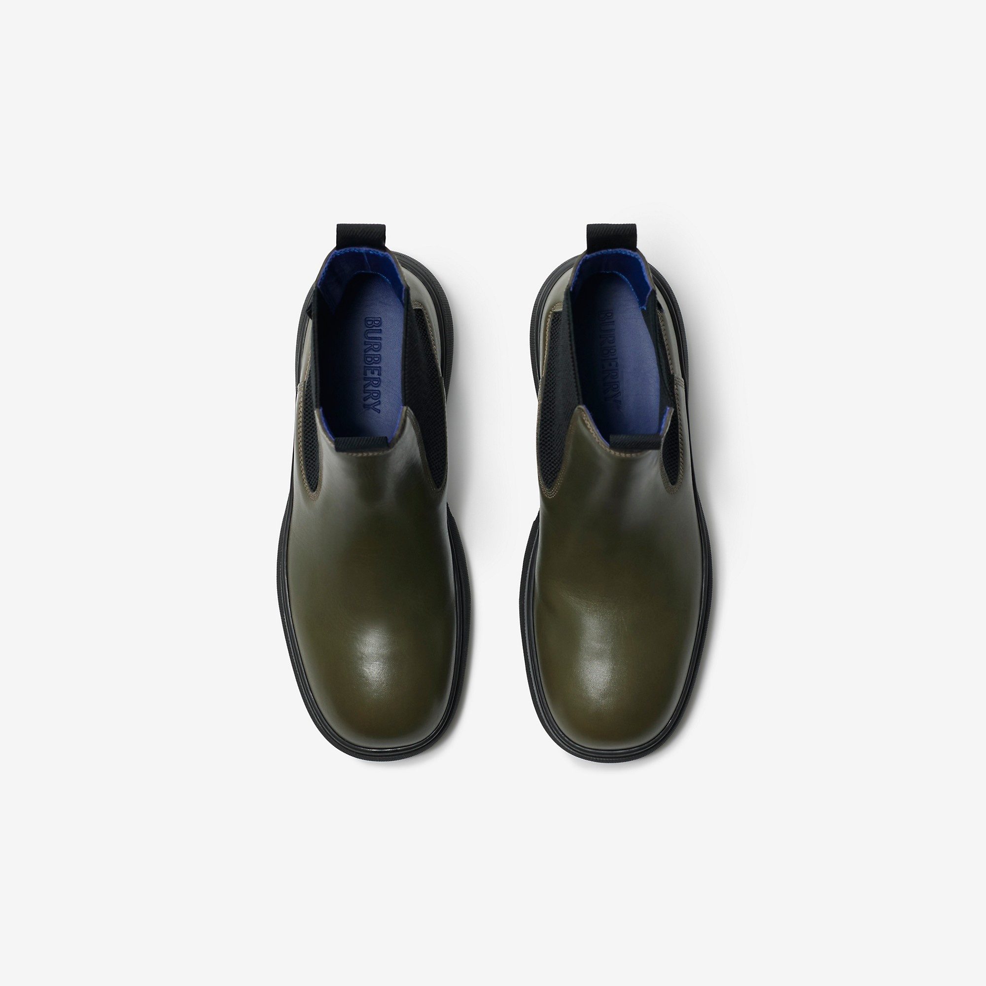 Leather Creeper Low Chelsea Boots - 5