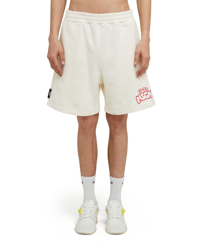 MSGM Bermuda jogging shorts in collaboration with Burro Studio outlook