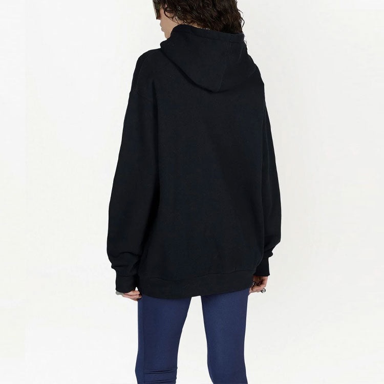 Gucci Hollywood Forever Hoodie 'Black Red' 615061-XJEF2-1043 - 5