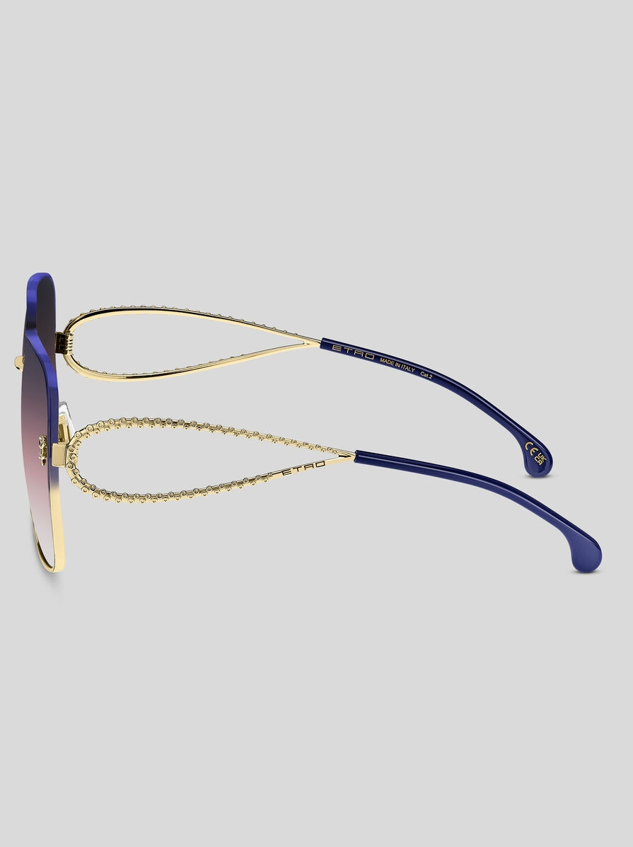 METAL PAISLEY SUNGLASSES - 4