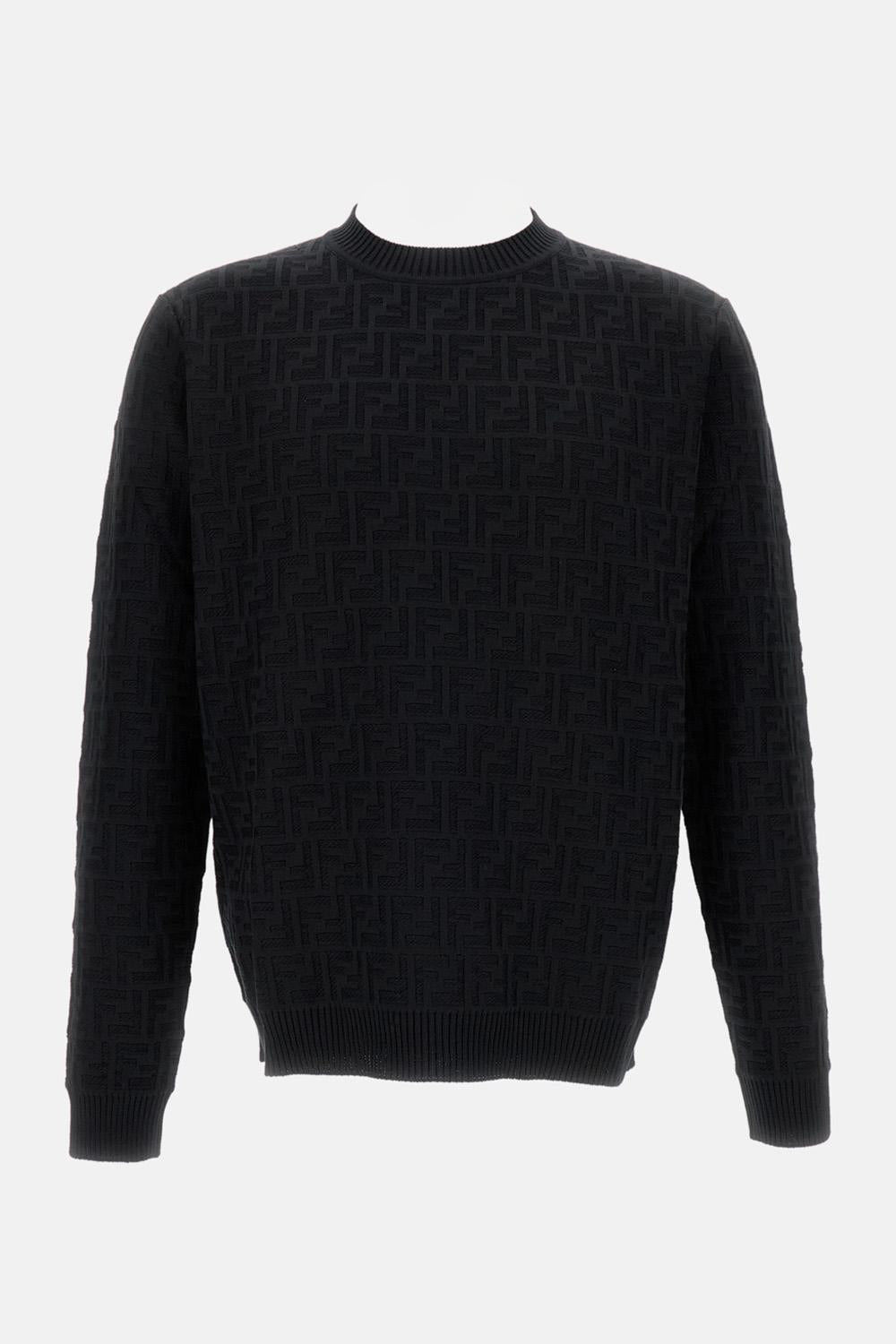Sweater with 'FF' pattern - 2