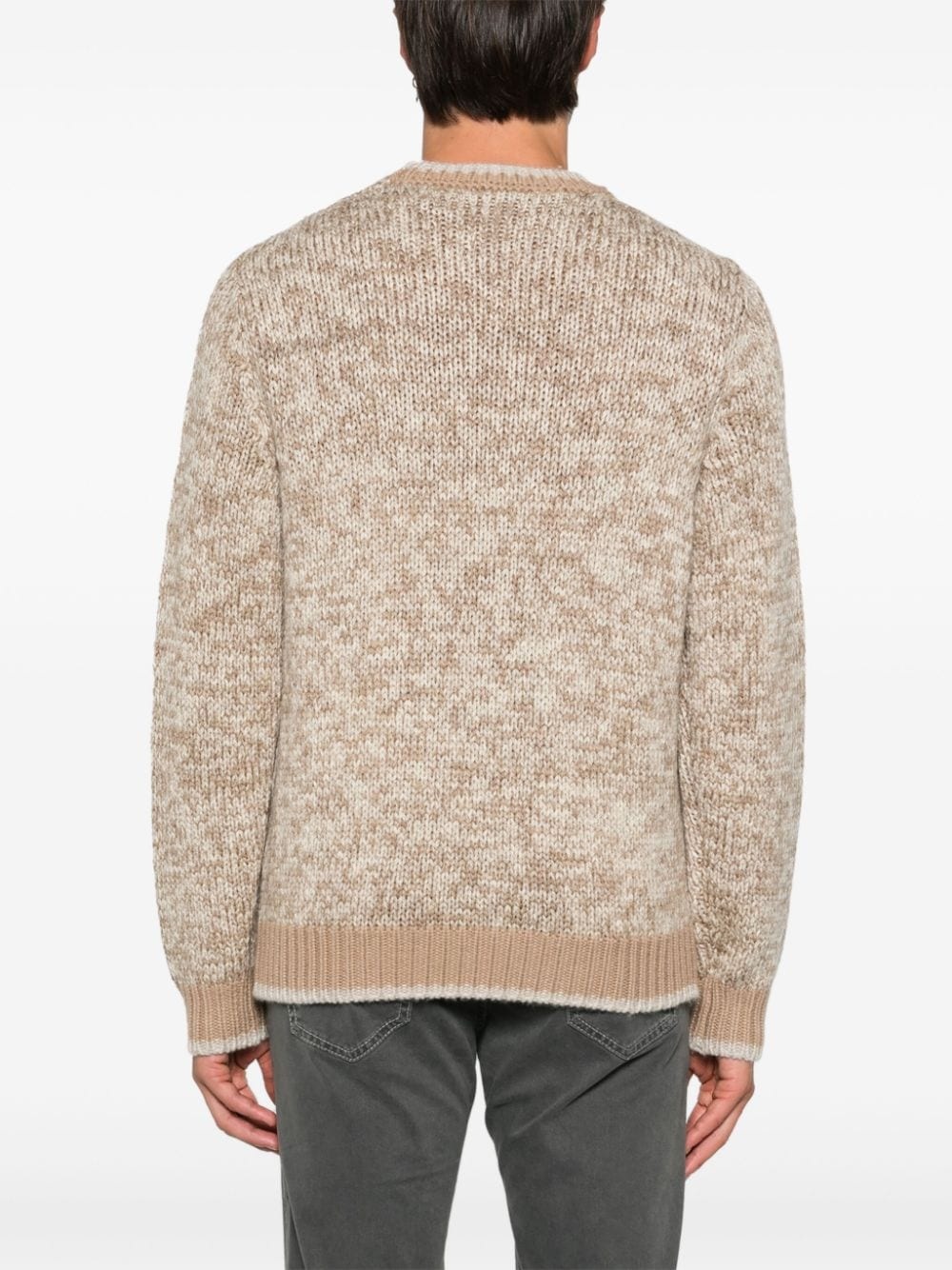 marl-knit sweater - 4