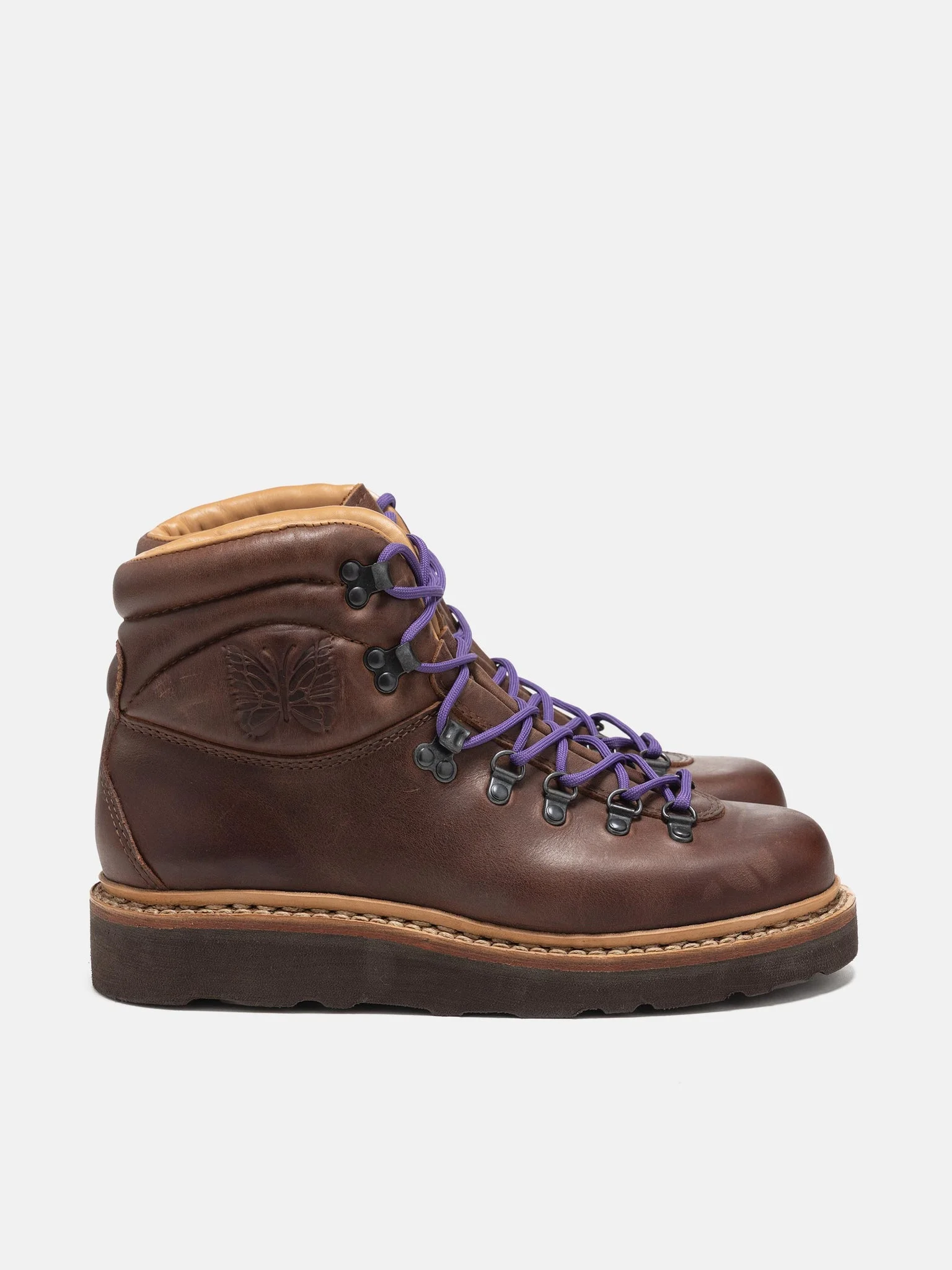 Papillon Emb. Mountain Boot Brown - 1