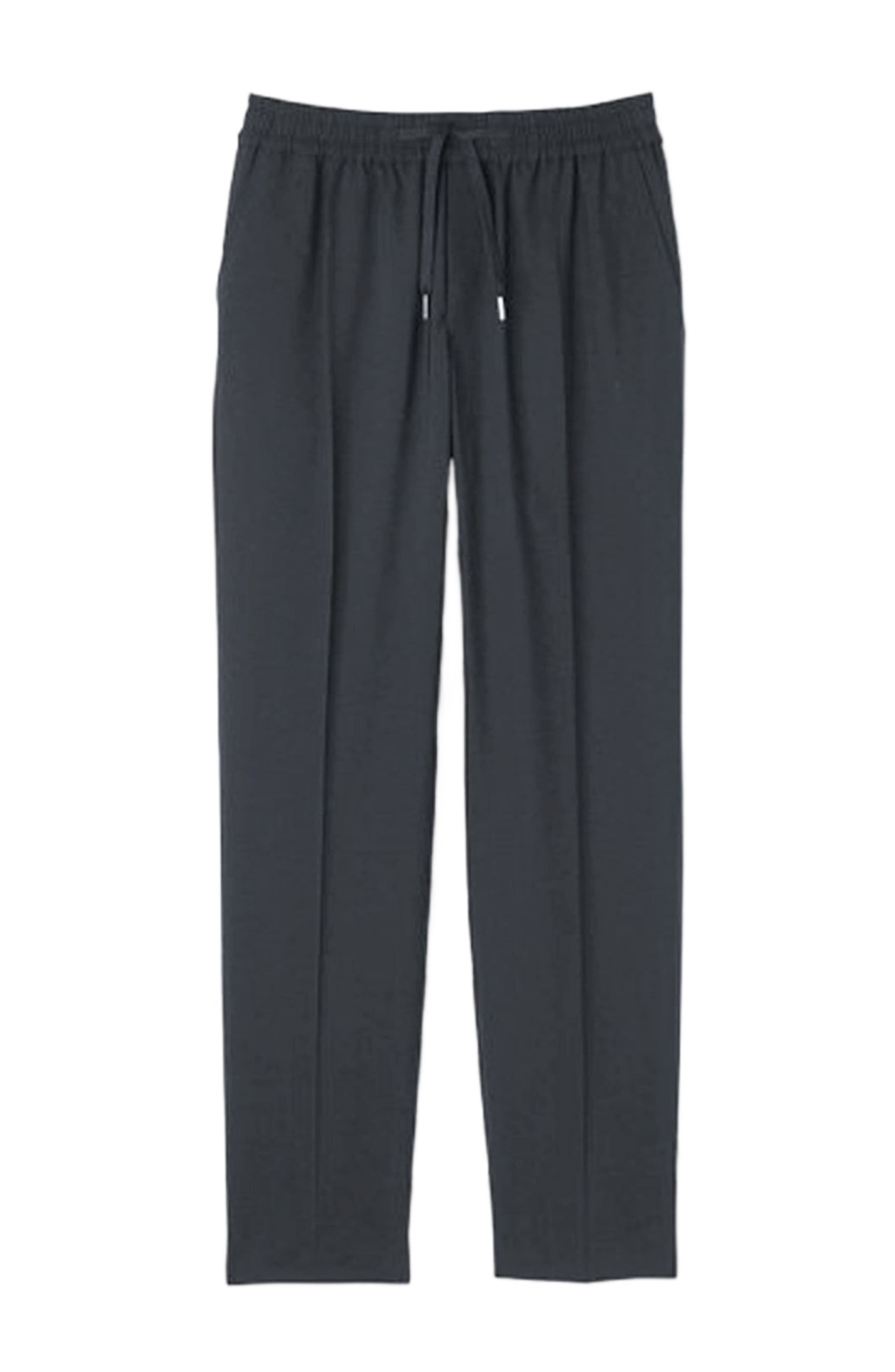 SANDRO Elasticated straight-leg trousers in Fonte at Nordstrom - 5