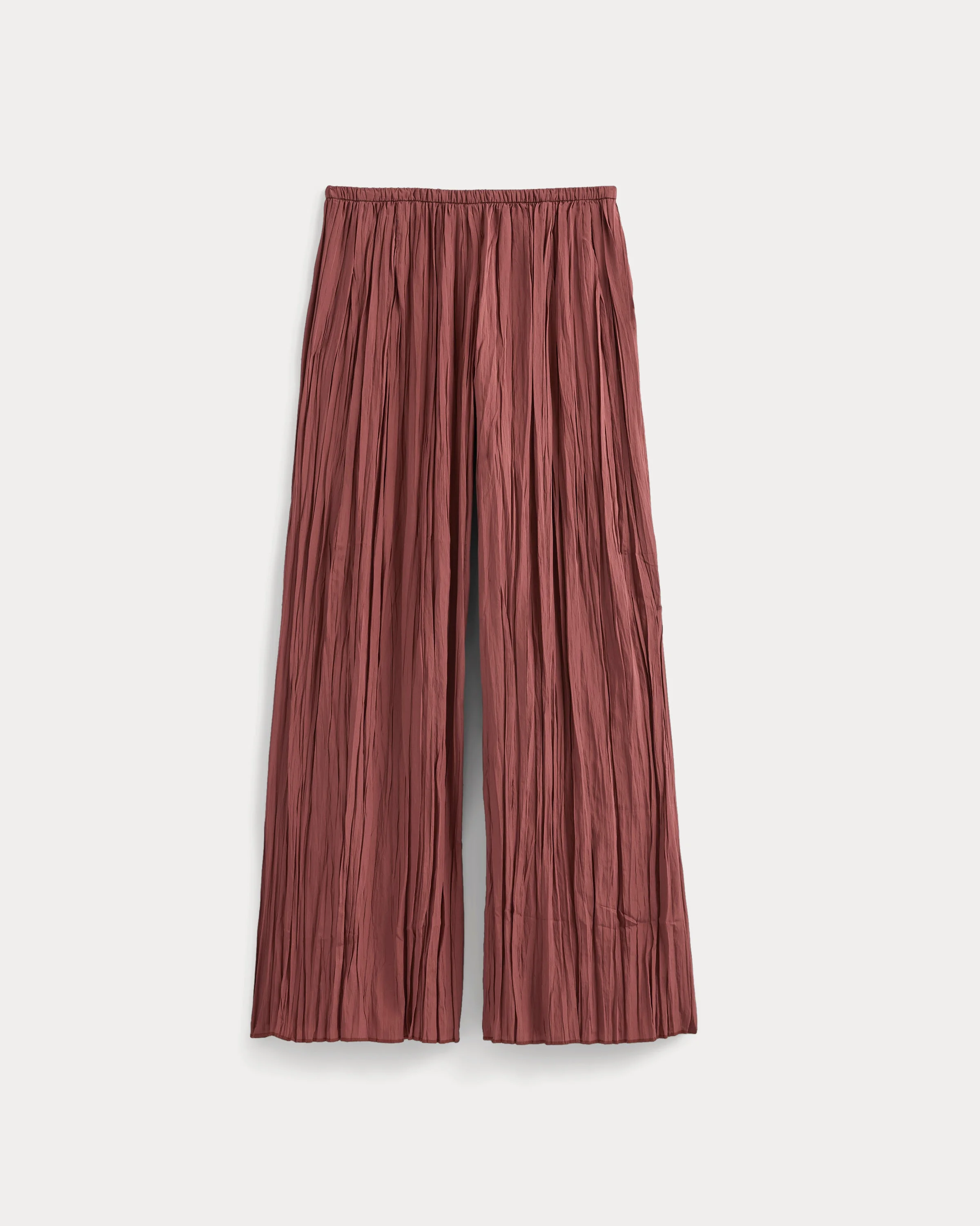CRINKLE WIDE-LEG PANT - 1