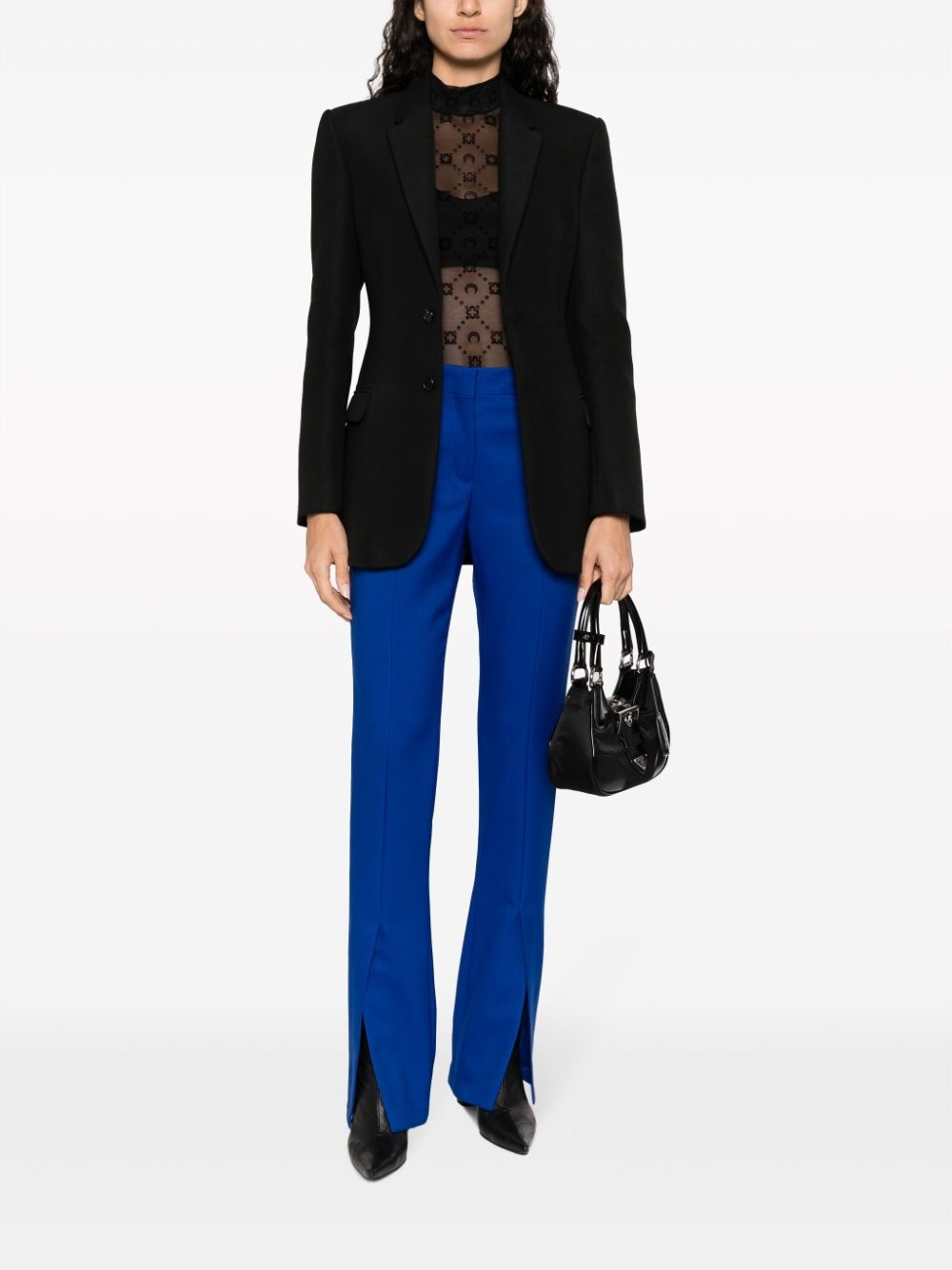 slit tailored trousers - 2
