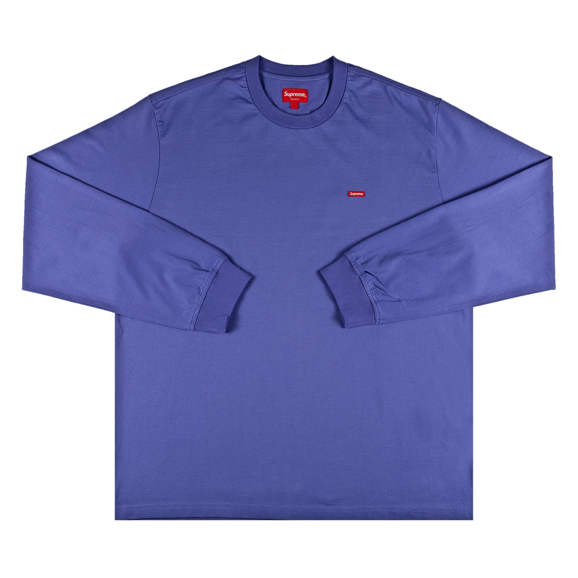 Supreme Small Box Long-Sleeve Tee 'Dusty Purple' - 1