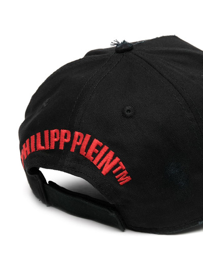 PHILIPP PLEIN embroidered signature logo baseball cap outlook