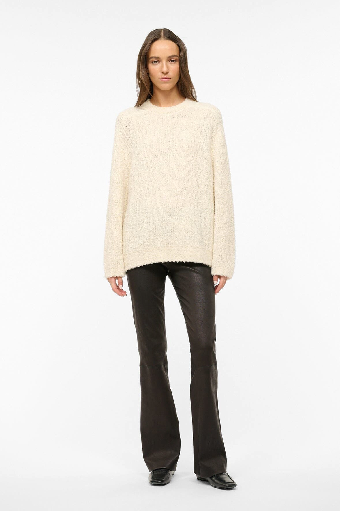 STAUD SIREN SWEATER IVORY - 5