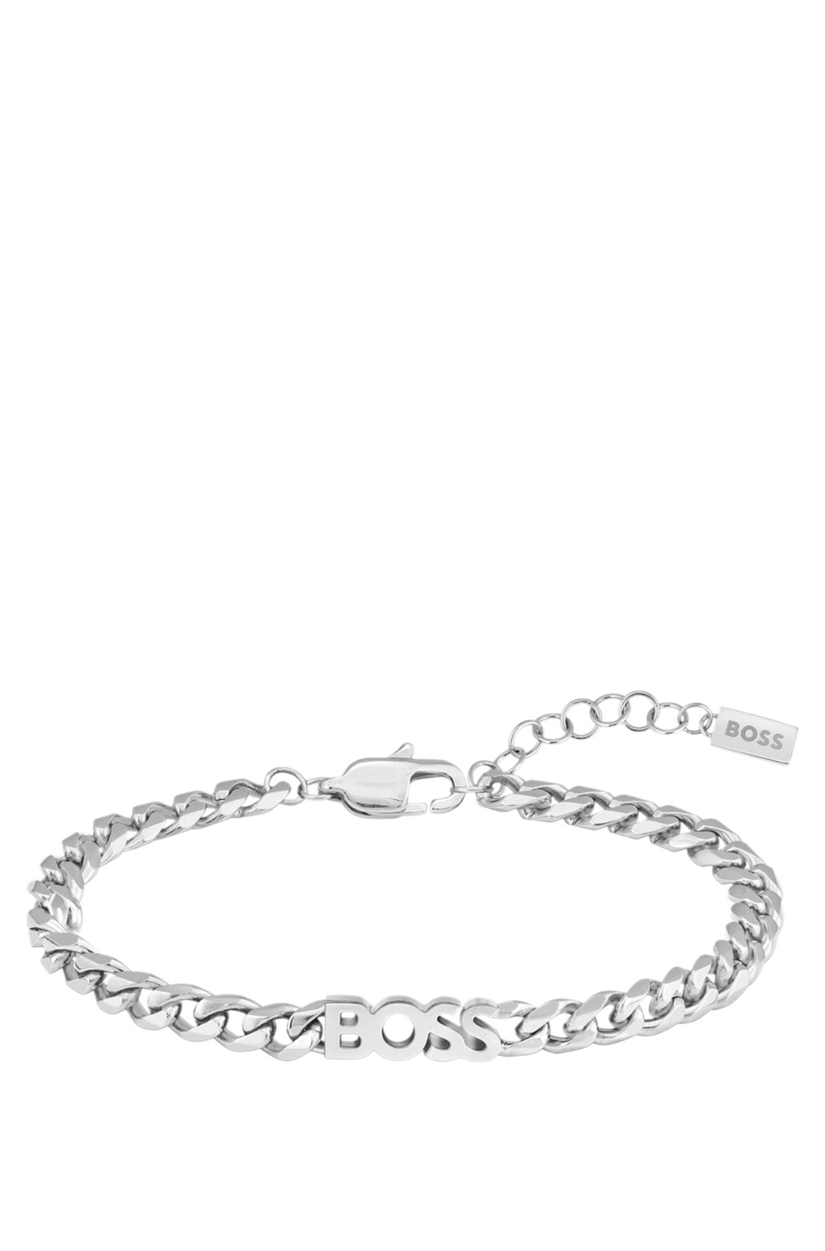 CURB-CHAIN BRACELET WITH LOGO DETAIL - 1