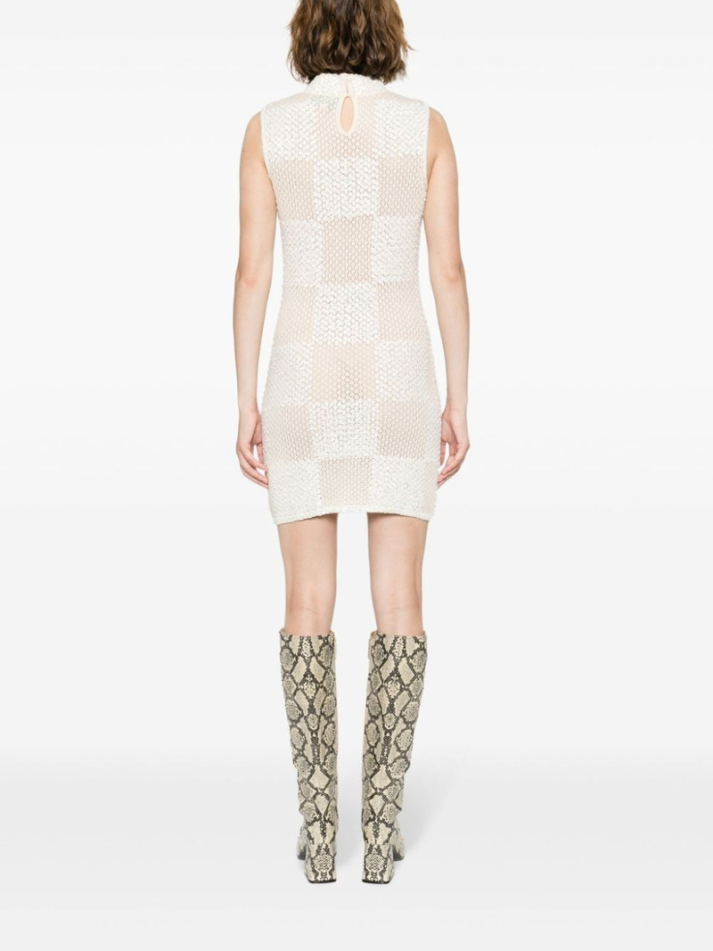 sequin-embellished knit dress 4