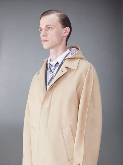 Thom Browne Cotton Mackintosh Cropped Dolman Overcoat outlook
