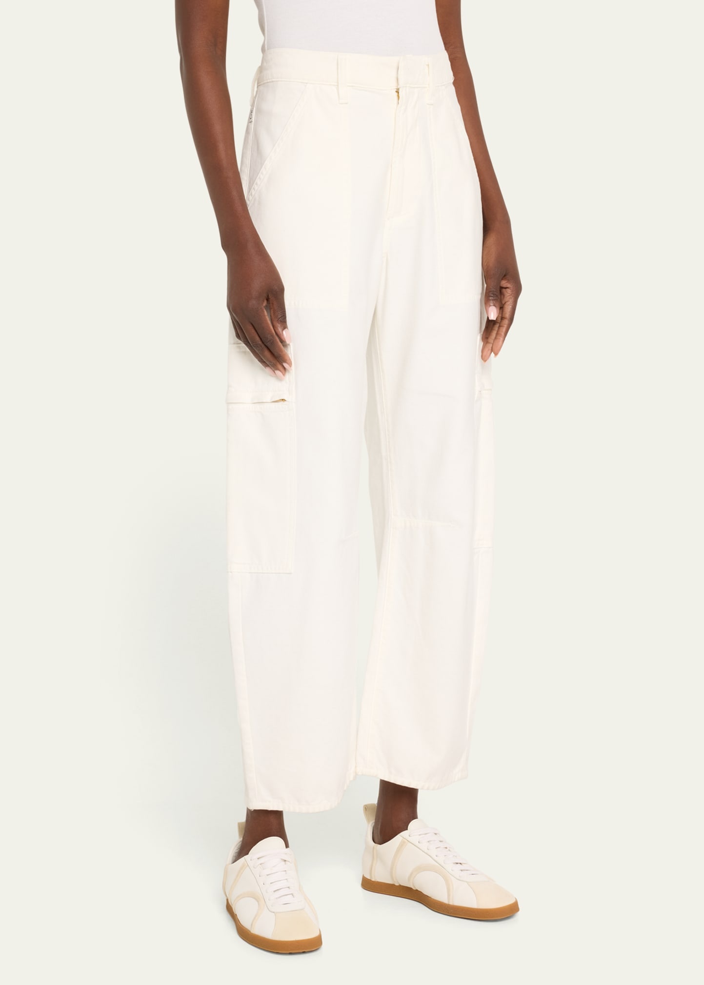 Marcelle Straight Twill Cargo Pants - 4