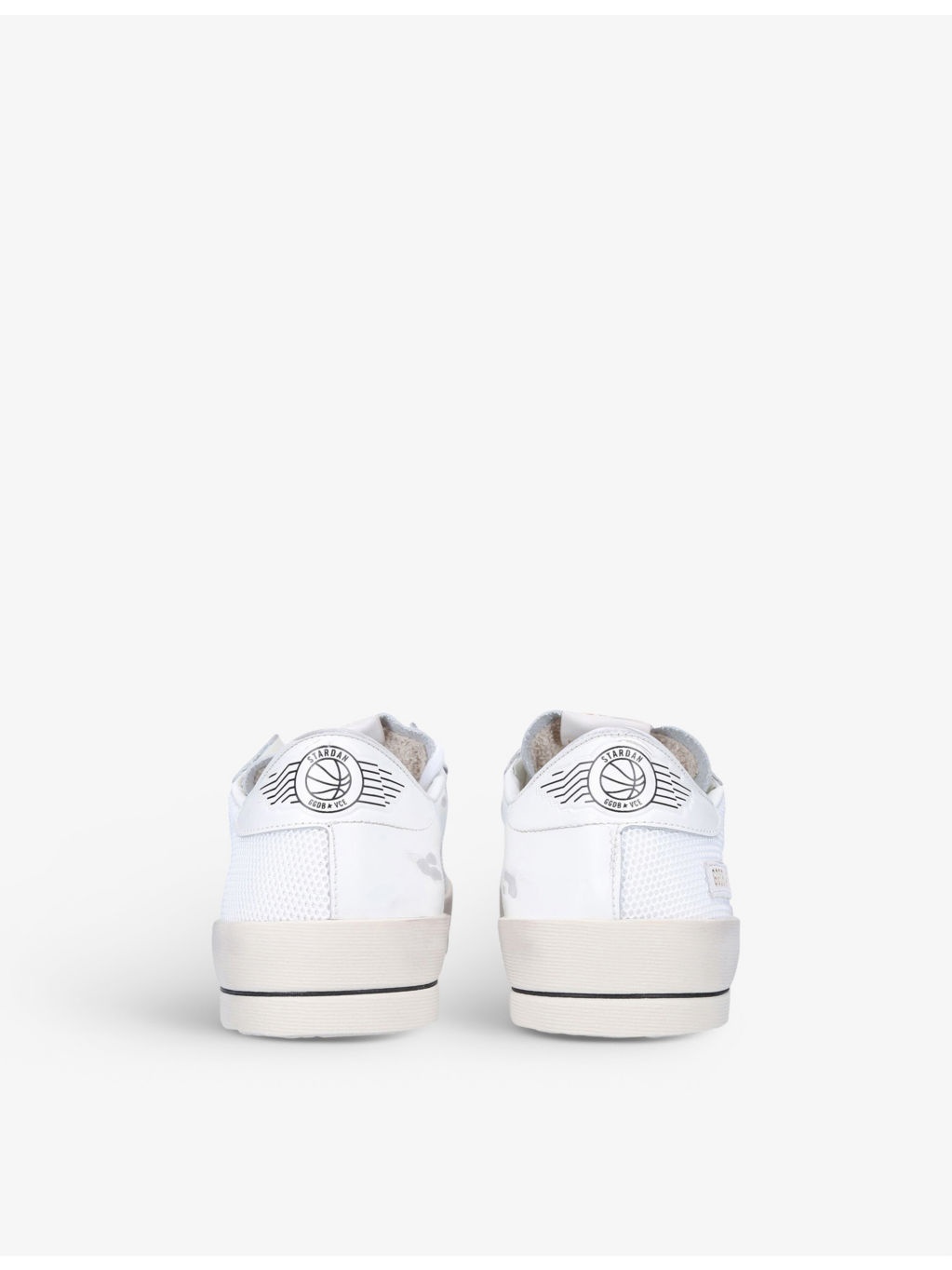 Men’s Stardan low-top leather and mesh trainers - 4
