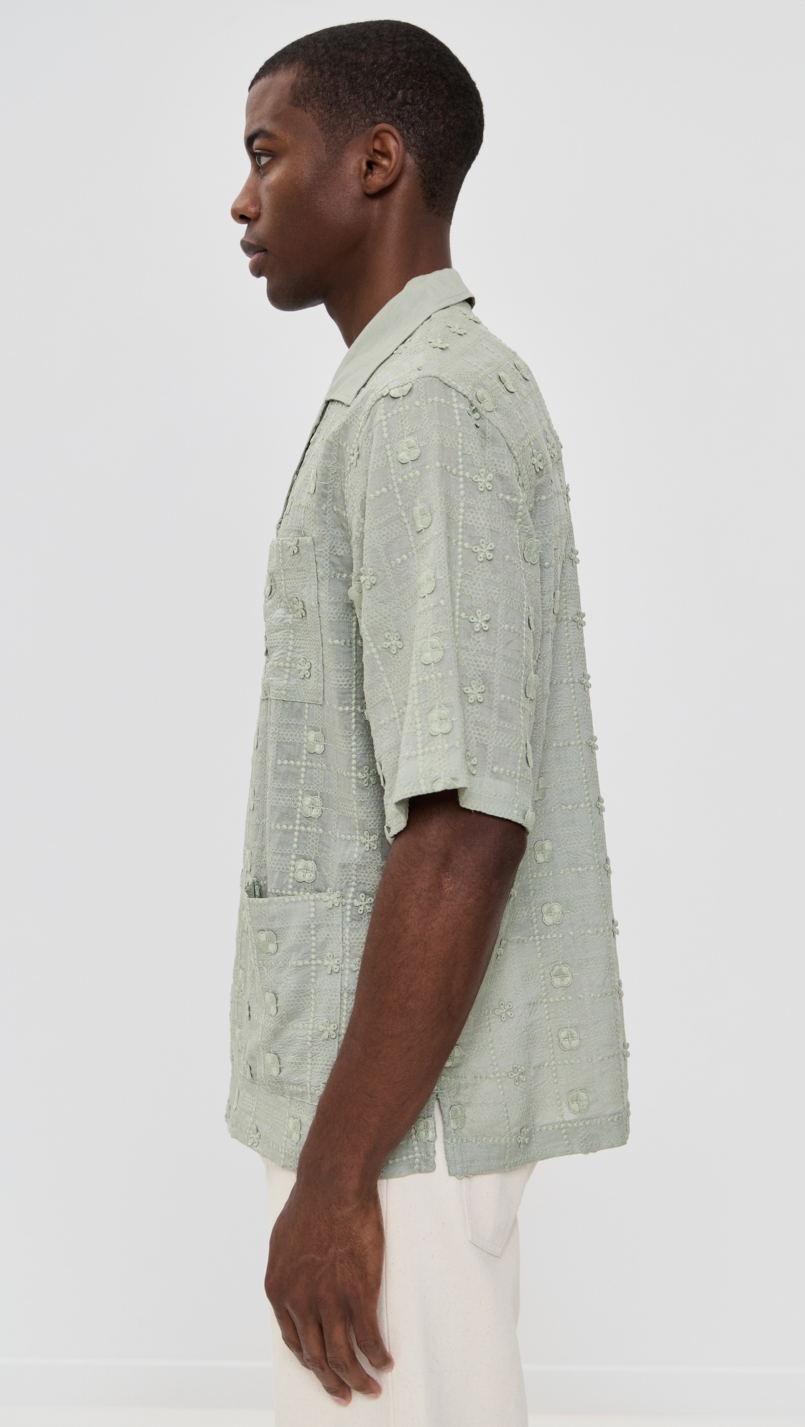 Ben Embroidered Camp Shirt - 3